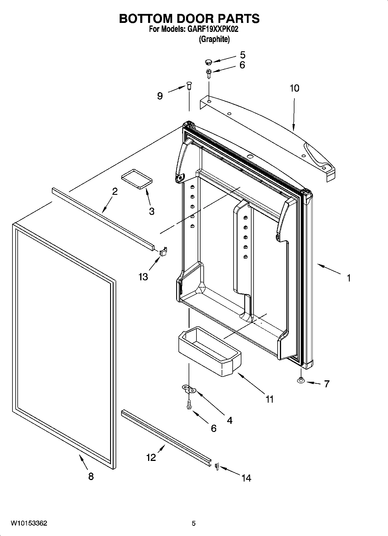 03 - BOTTOM DOOR PARTS