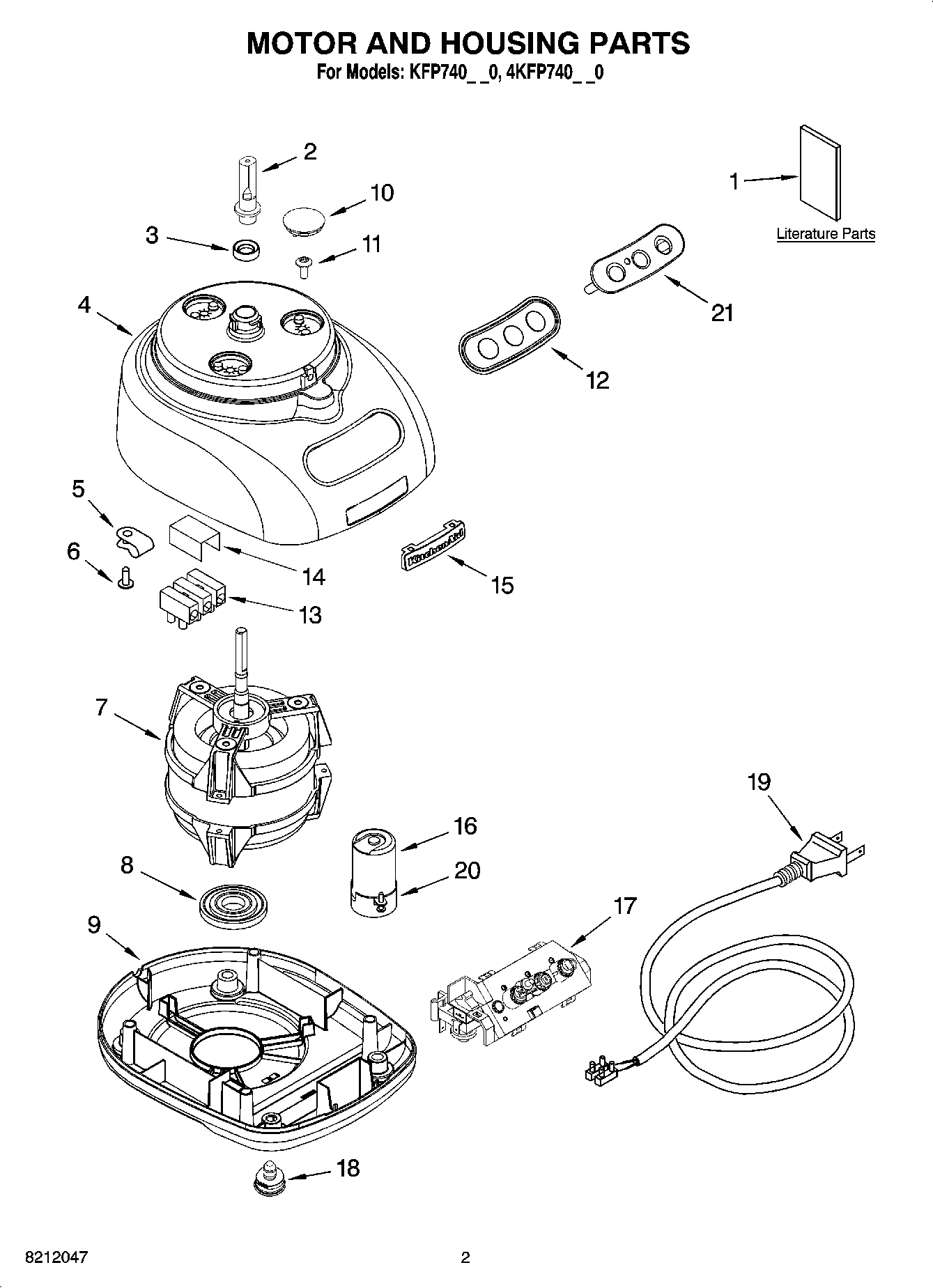 01 - MOTOR AND HOUSING PARTS