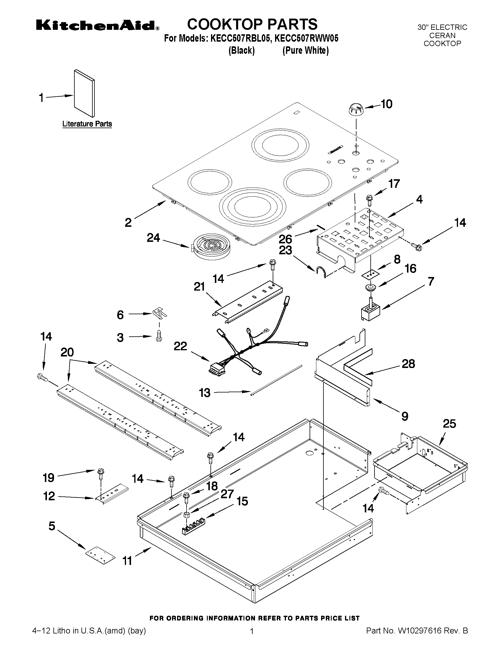 01 - COOKTOP PARTS