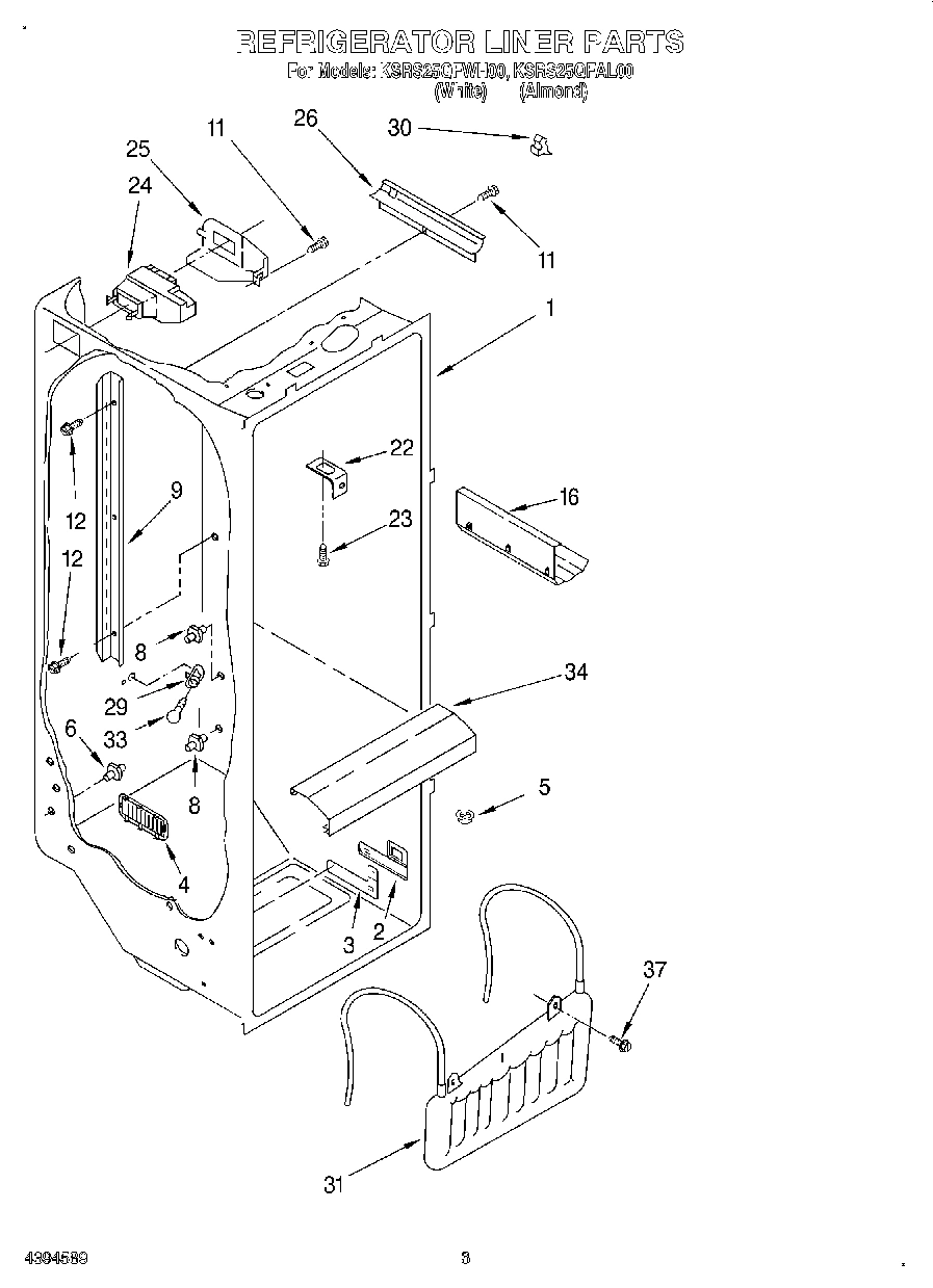 02 - REFRIGERATOR LINER