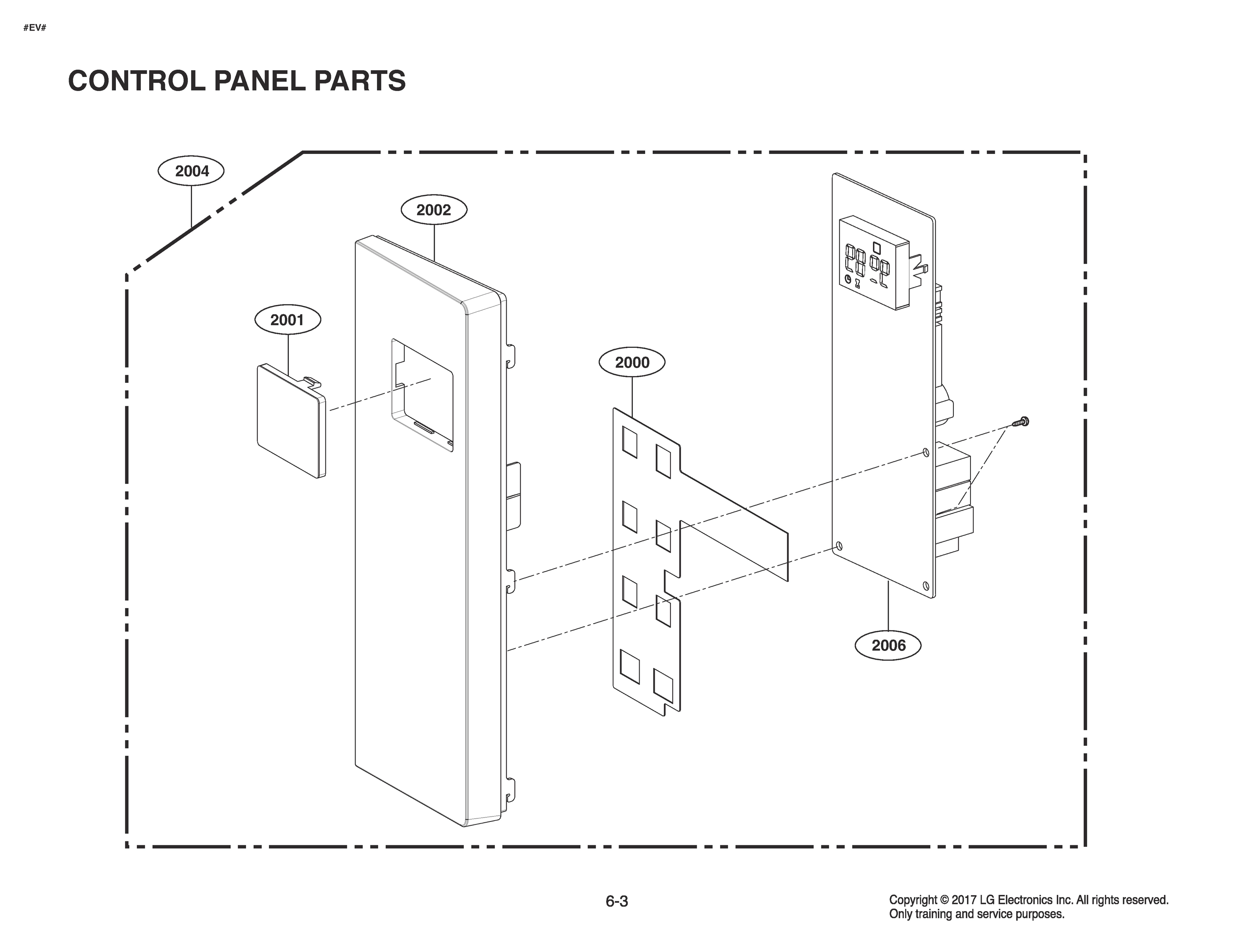 CONTROL PANEL PARTS