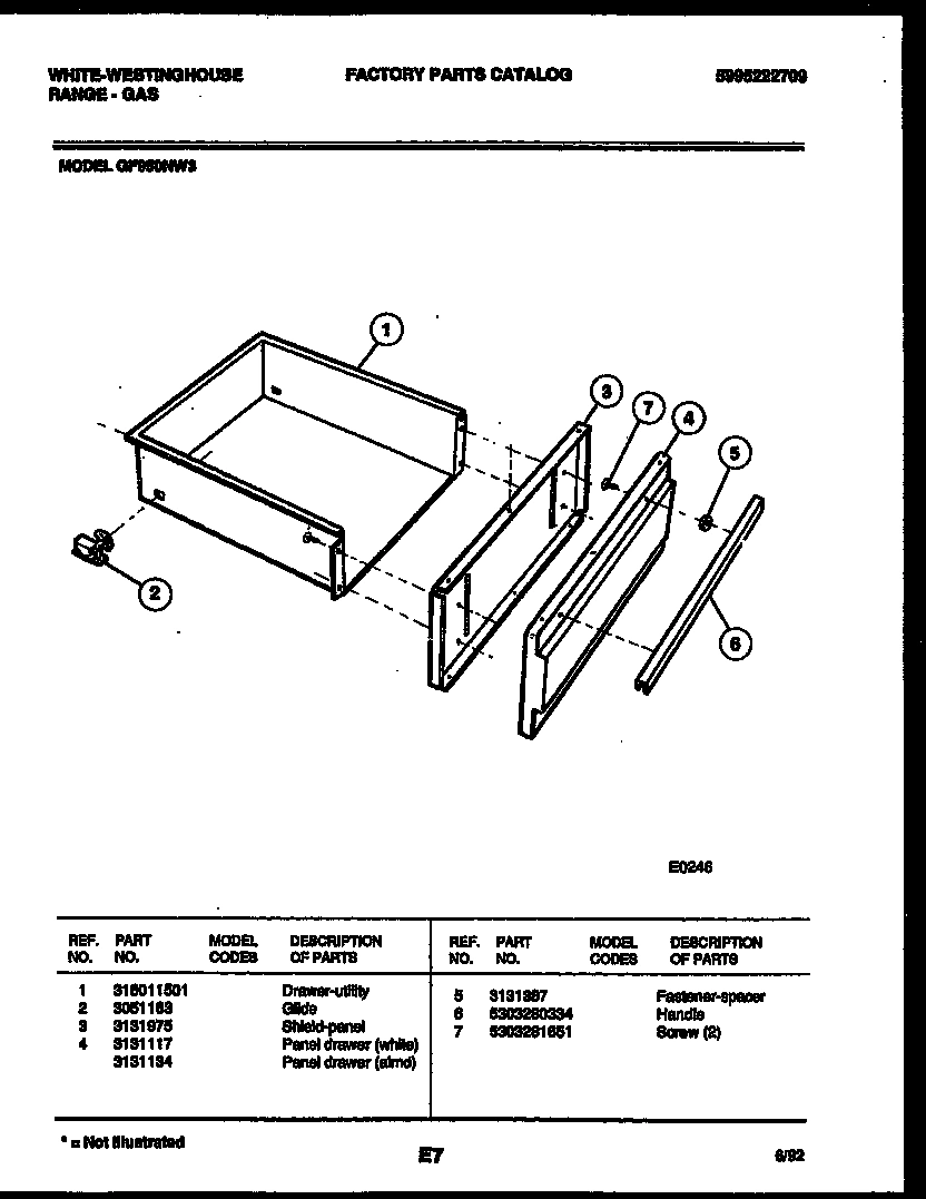 07 - DRAWER PARTS