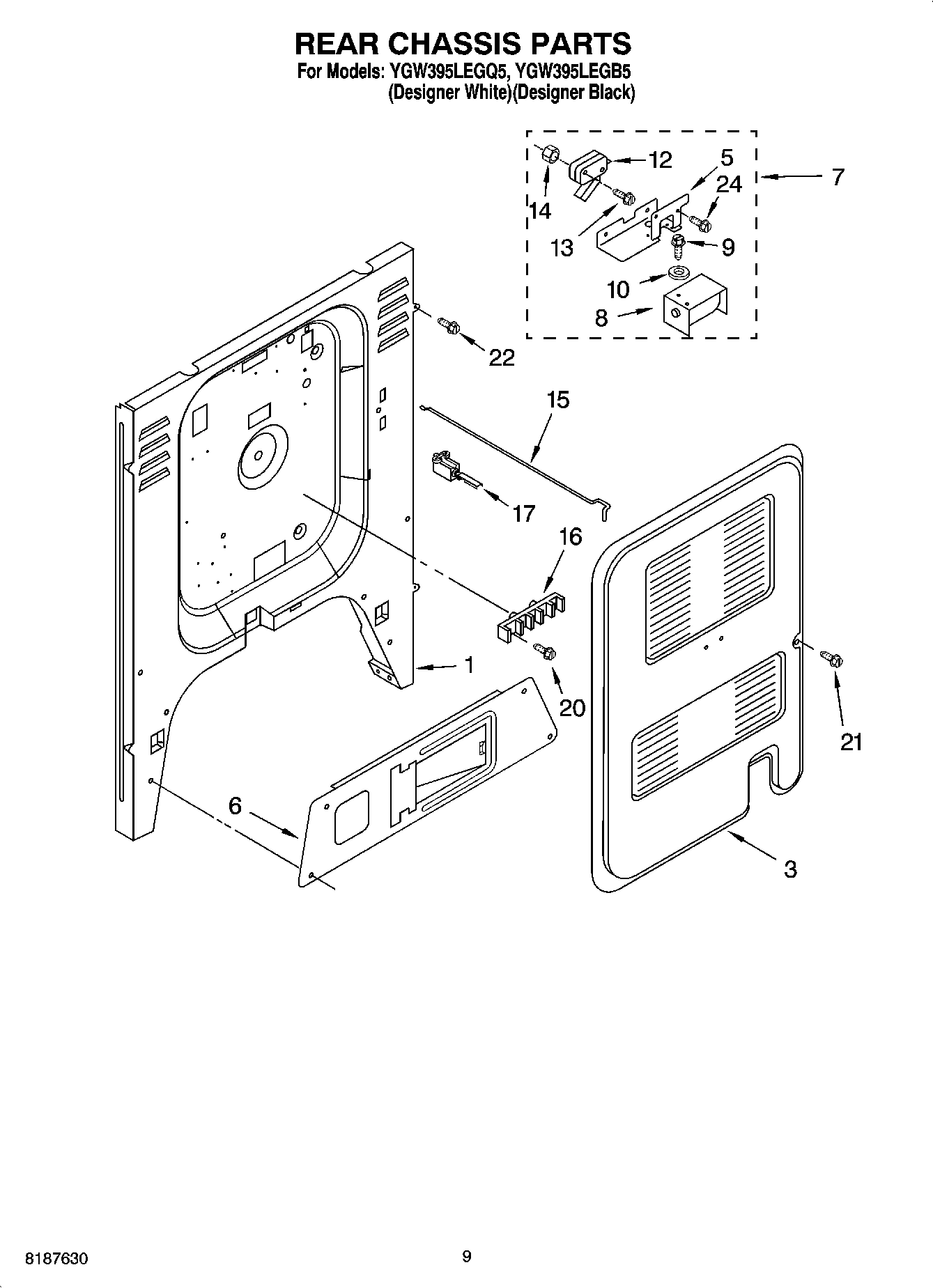07 - REAR CHASSIS PARTS
