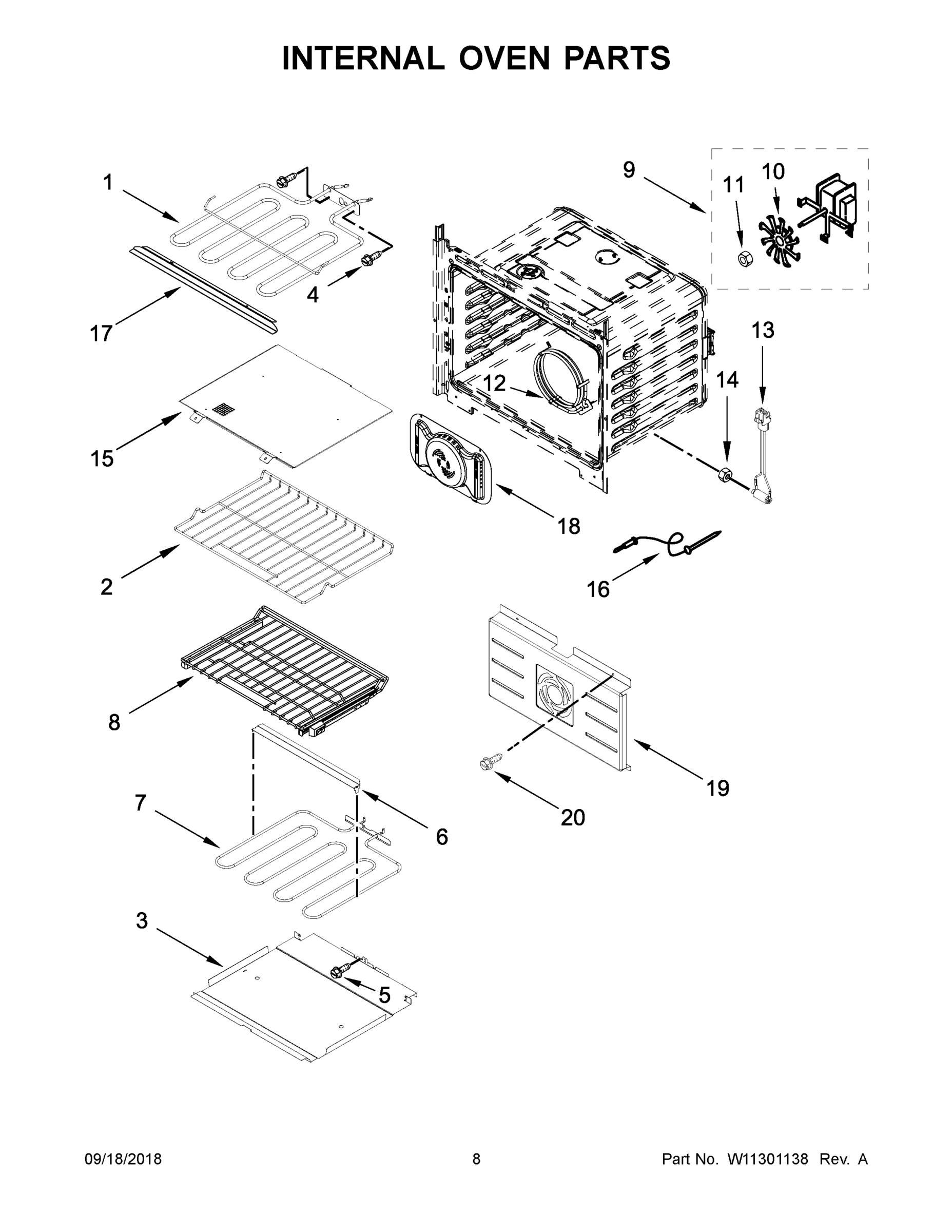 05 - INTERNAL OVEN PARTS