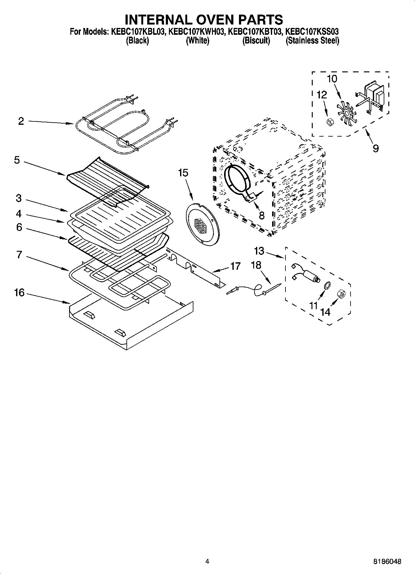 03 - INTERNAL OVEN PARTS
