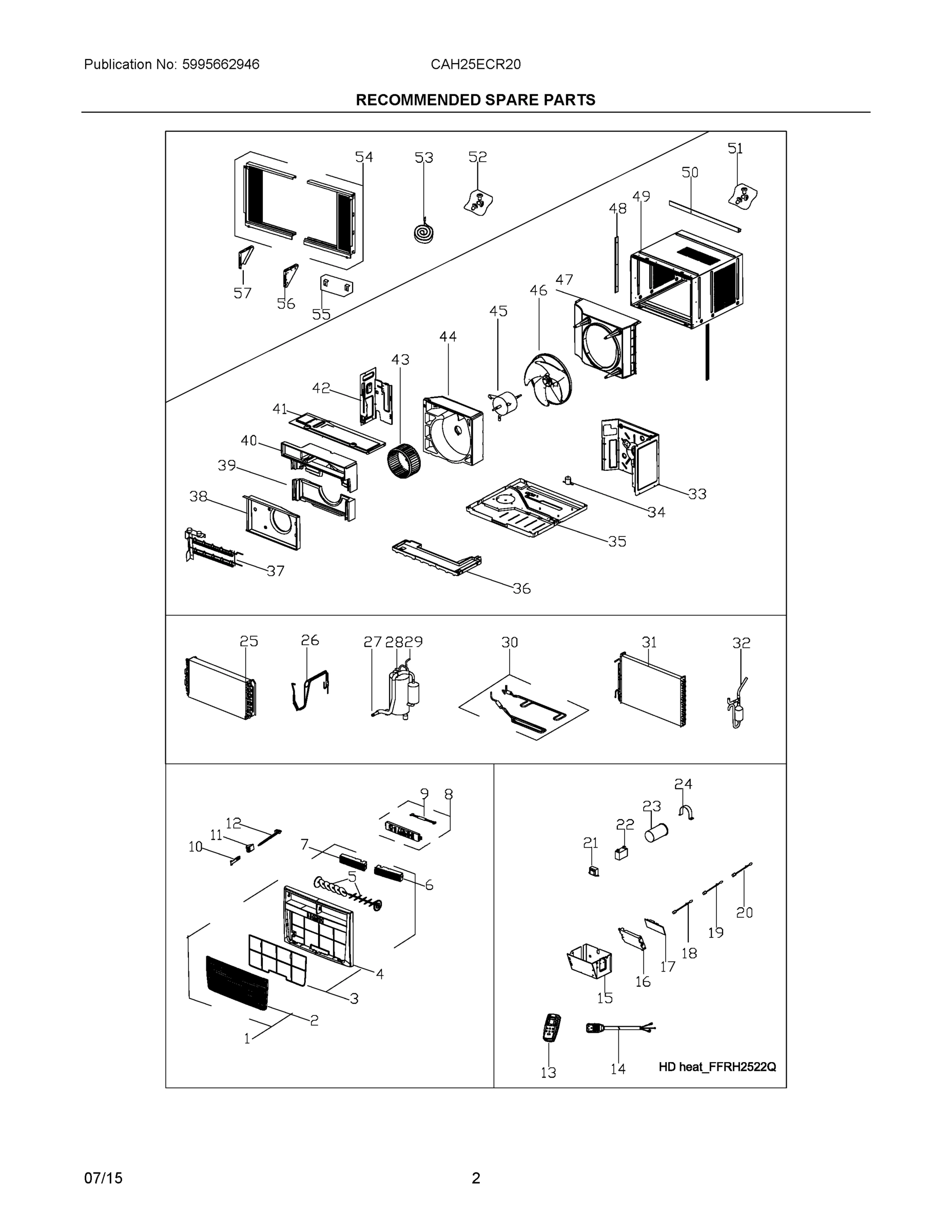 02 - RECOMMENDED SPARE PARTS