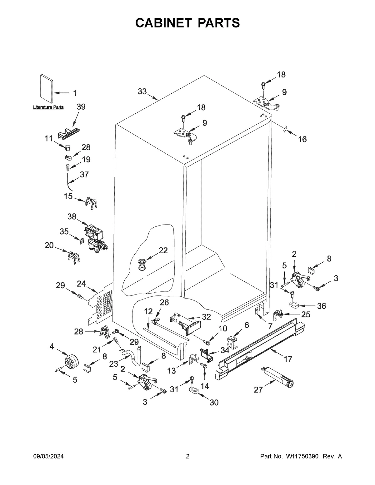 02 - CABINET PARTS