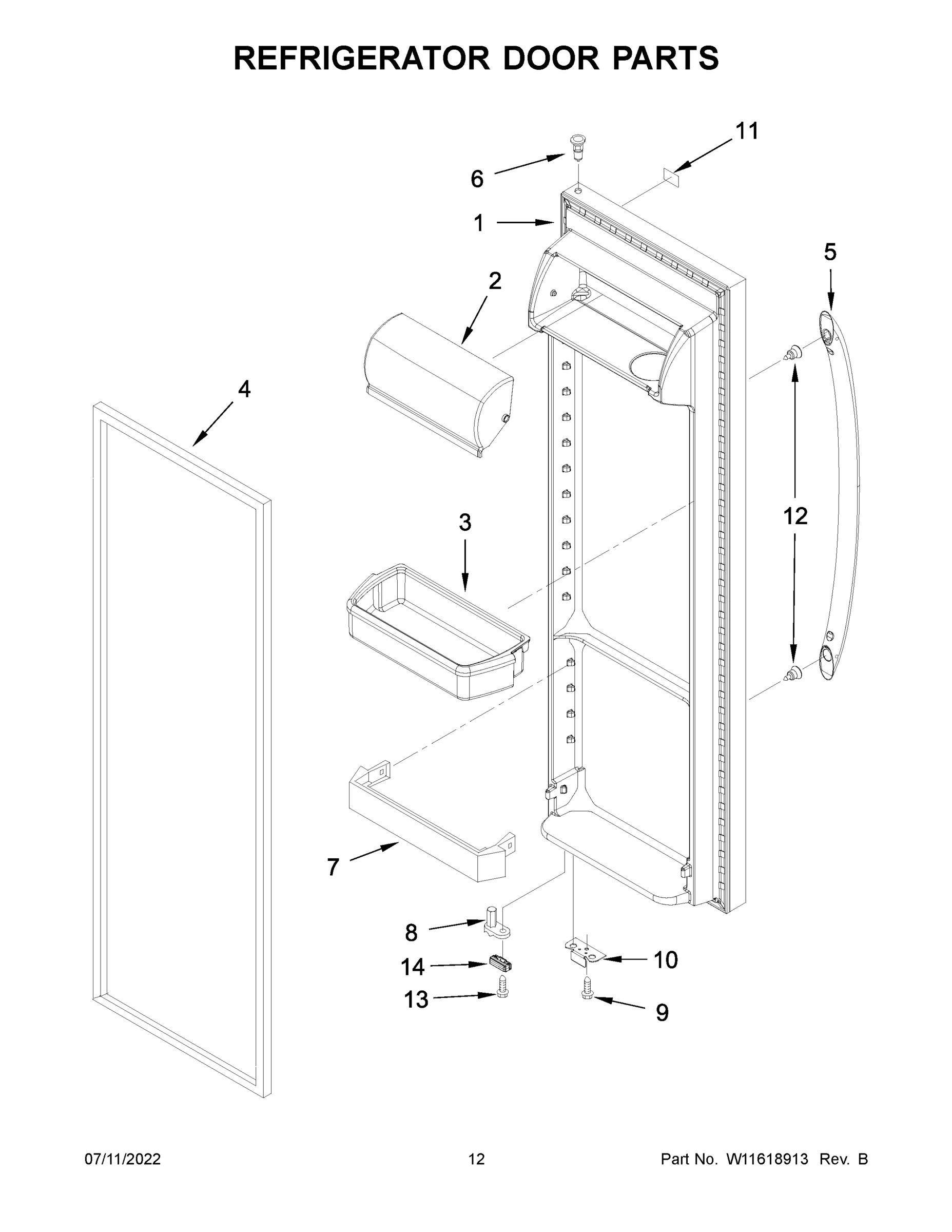 07 - REFRIGERATOR DOOR PARTS