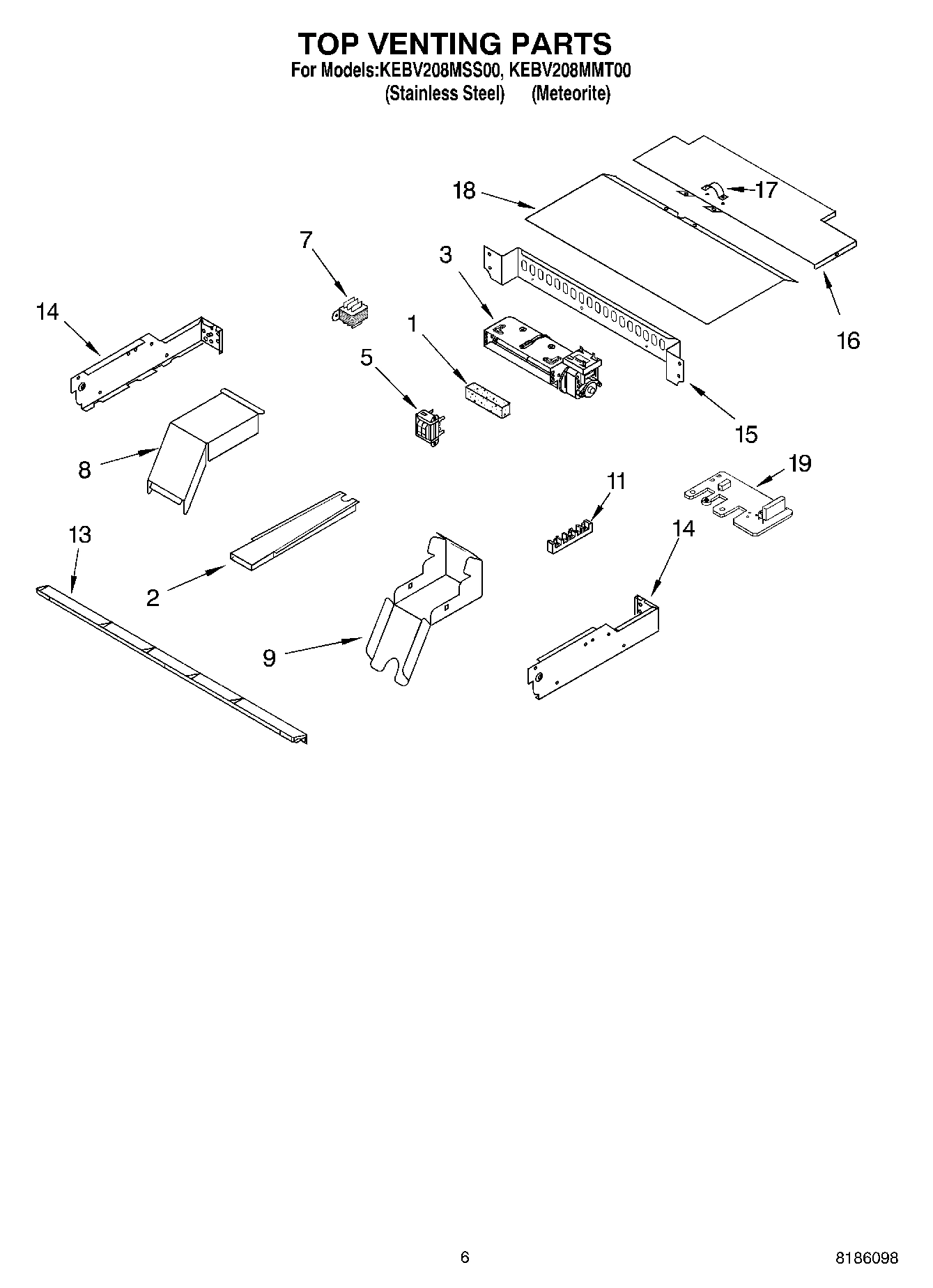 05 - TOP VENTING PARTS, OPTIONAL PARTS