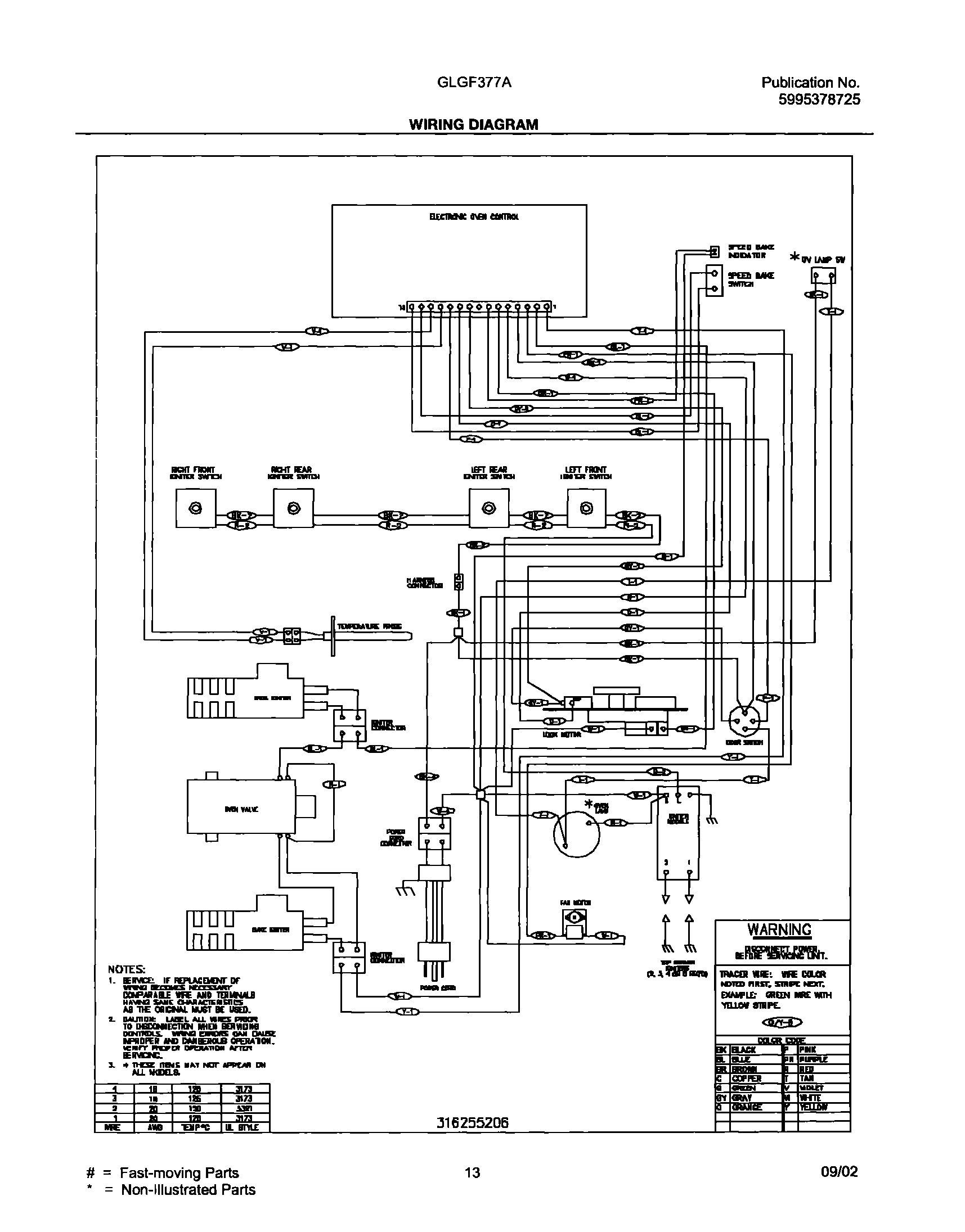 13 - WIRING DIAGRAM