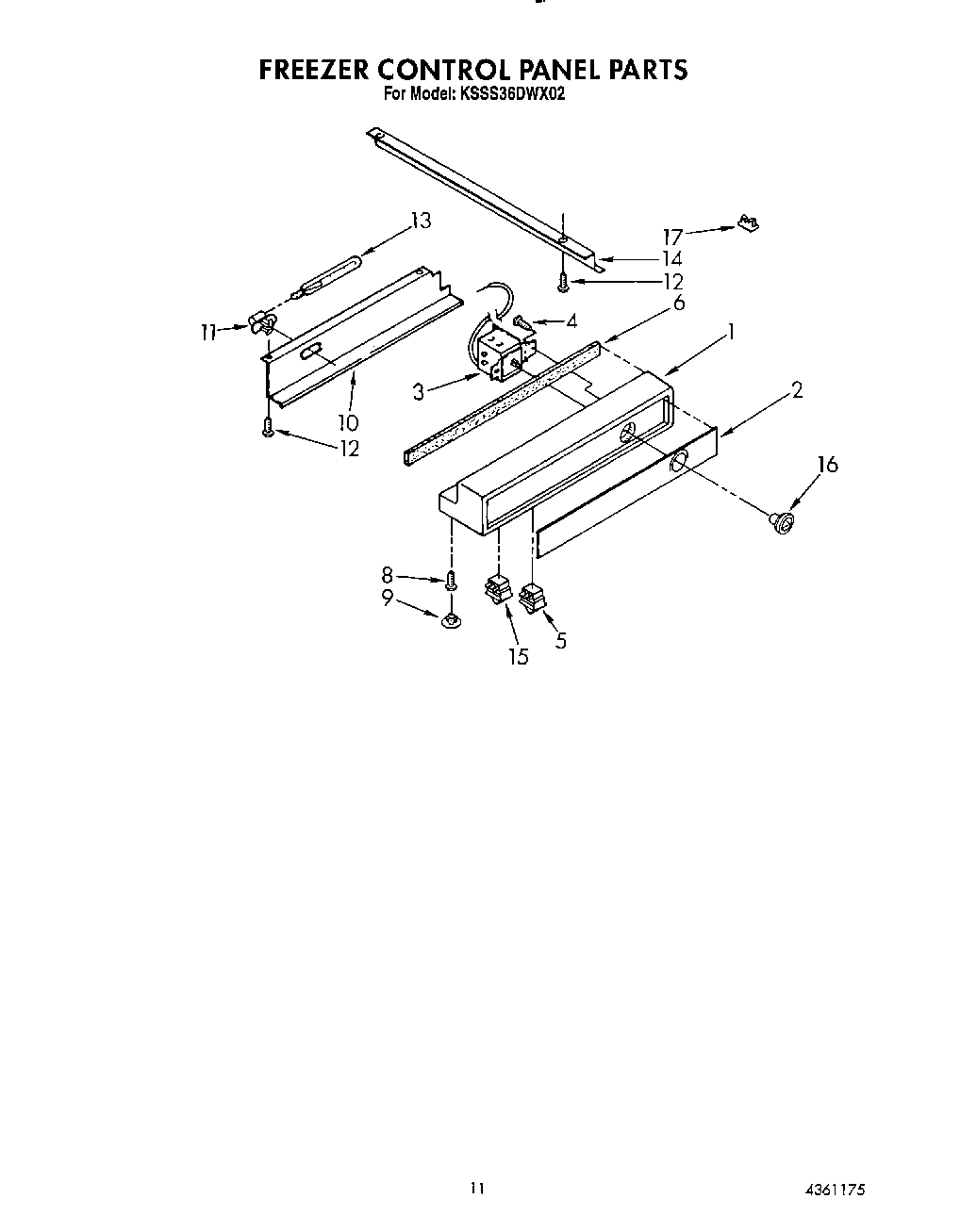 08 - FREEZER CONTROL PANEL