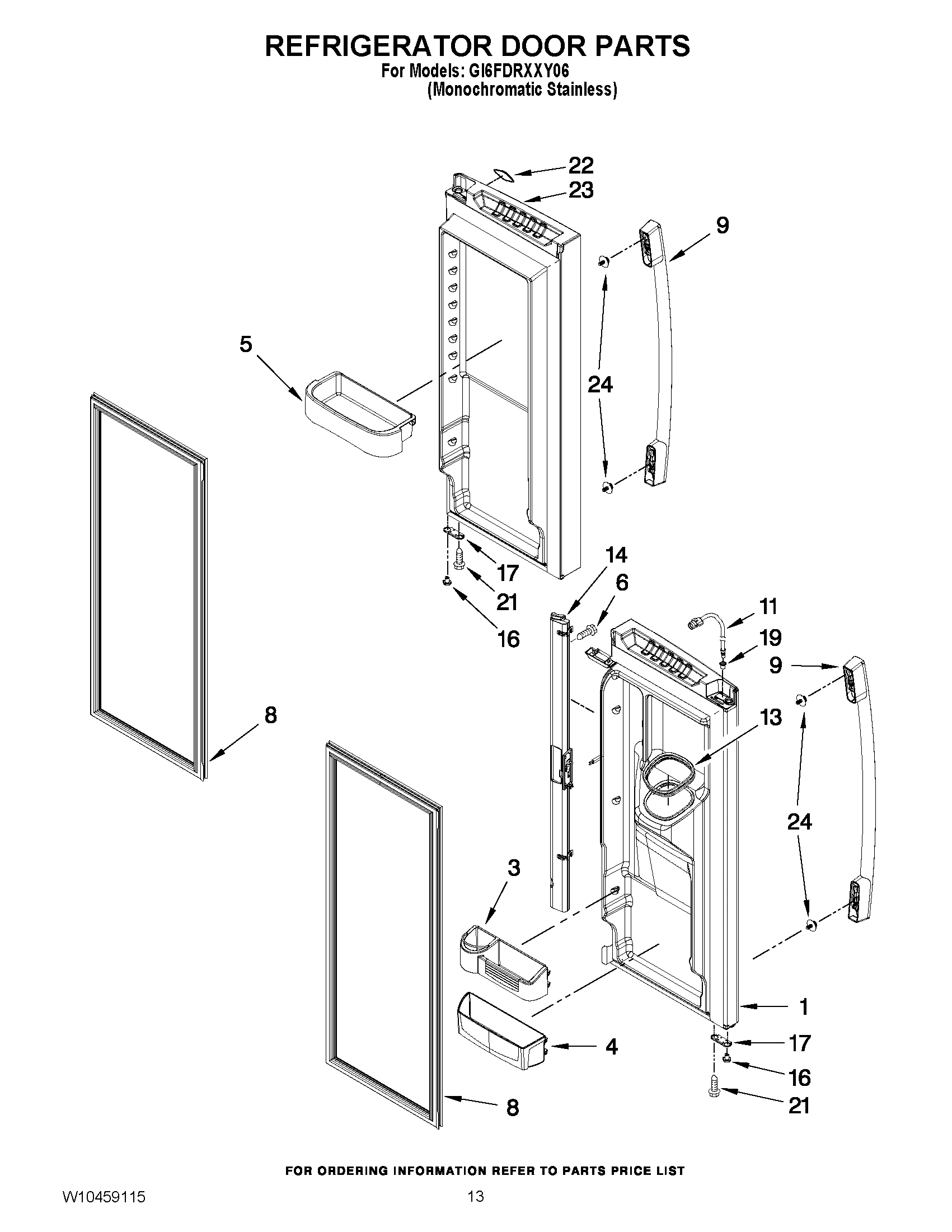 07 - REFRIGERATOR DOOR PARTS