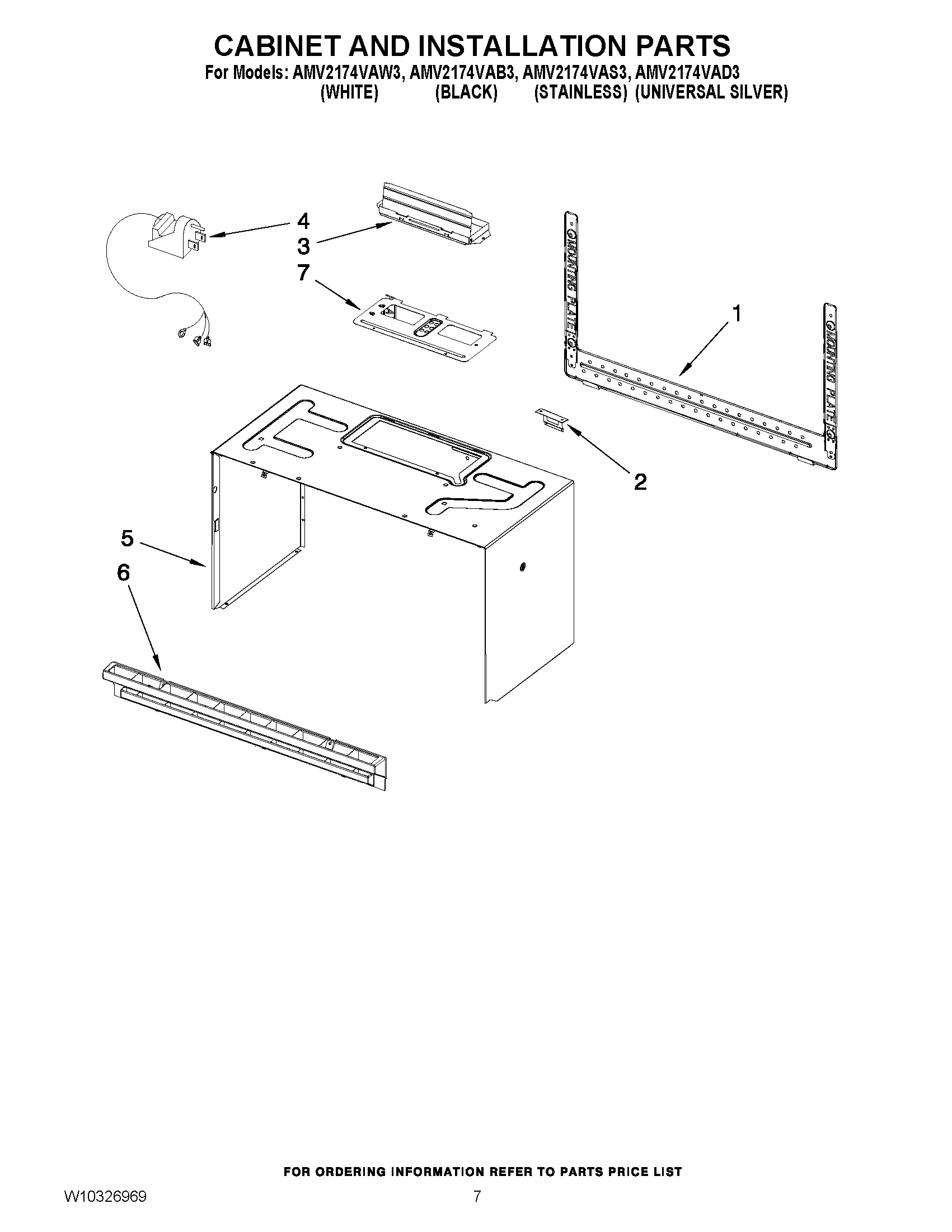 06 - CABINET AND INSTALLATION PARTS