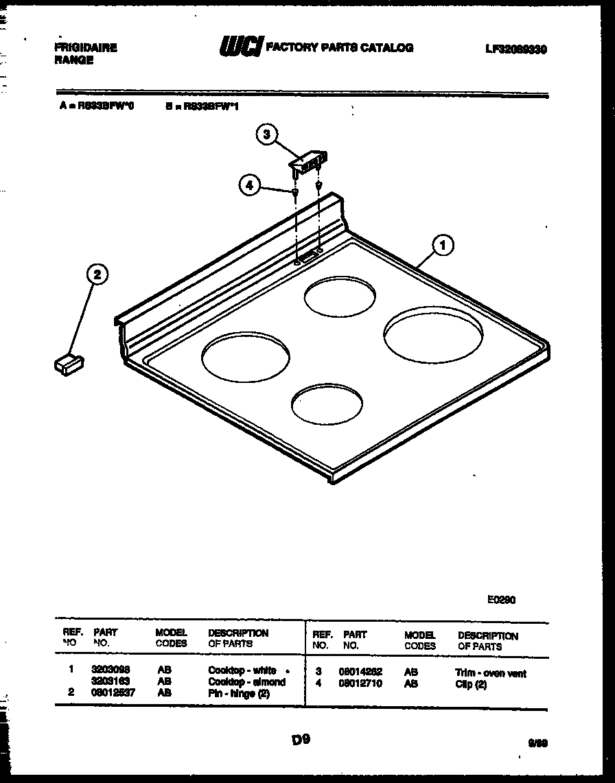 03 - COOKTOP PARTS