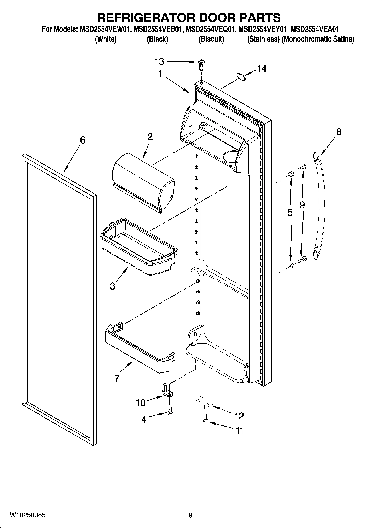 06 - REFRIGERATOR DOOR PARTS