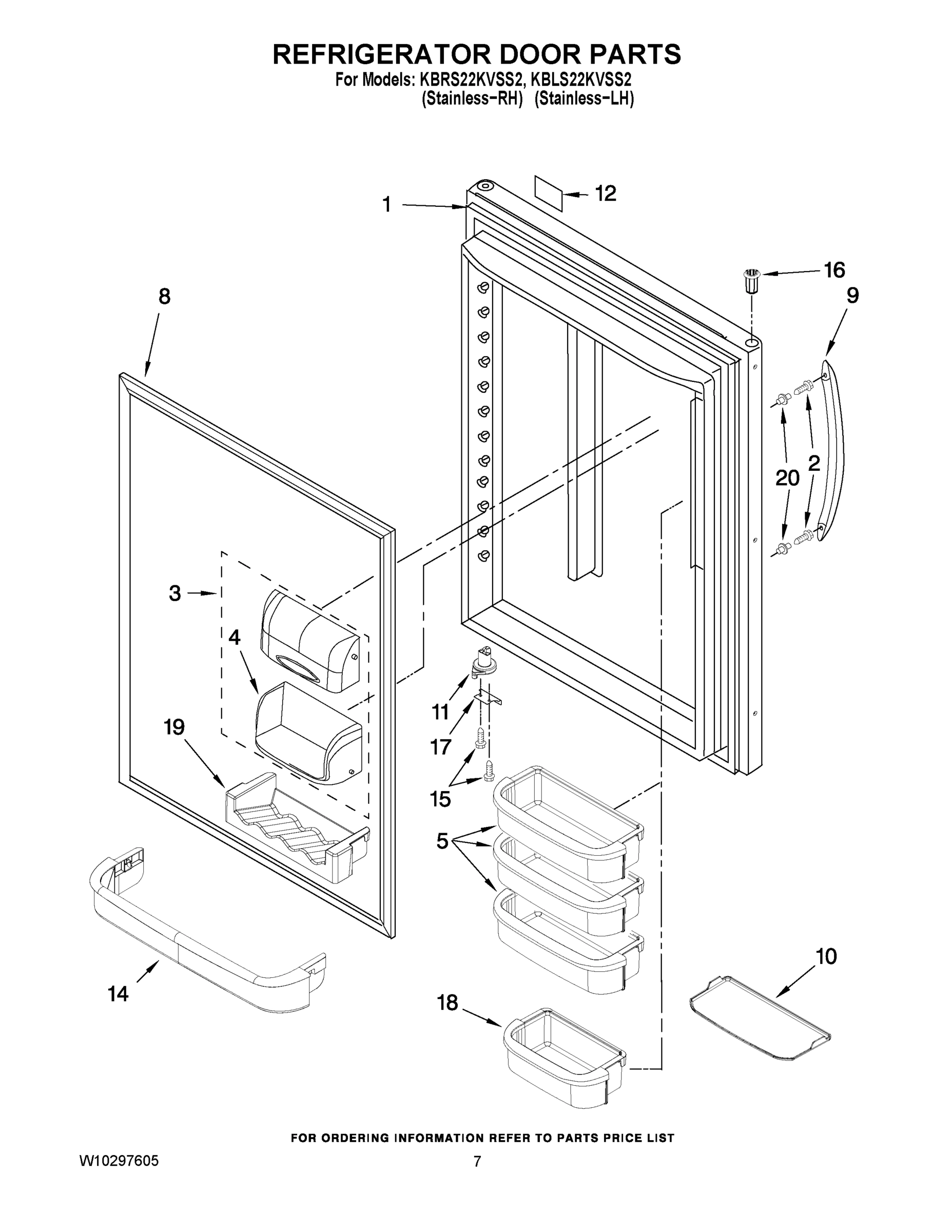 05 - REFRIGERATOR DOOR PARTS