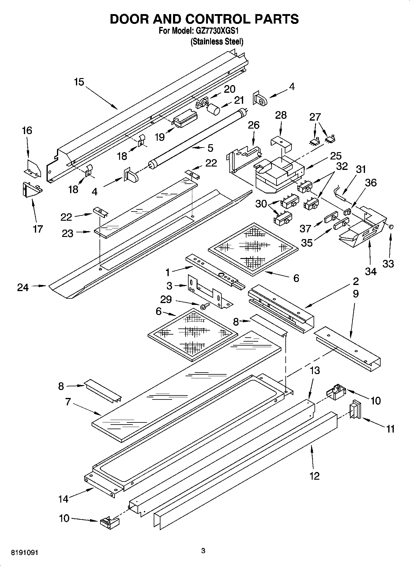 02 - DOOR AND CONTROL PARTS