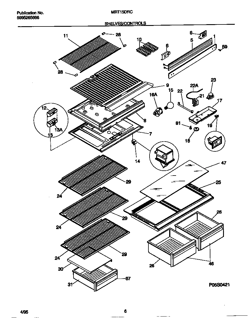 04 - SHELVES/CONTROLS