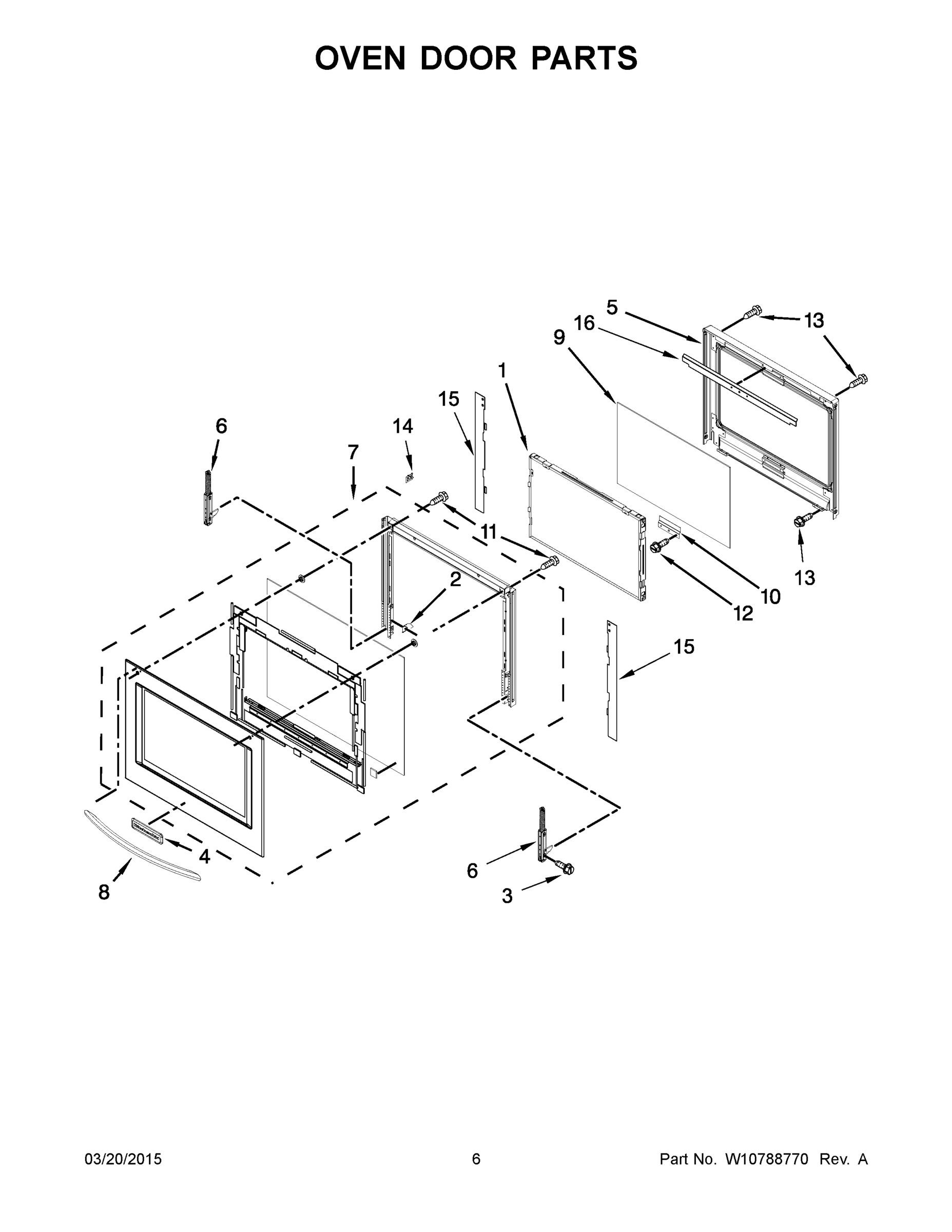 04 - OVEN DOOR PARTS