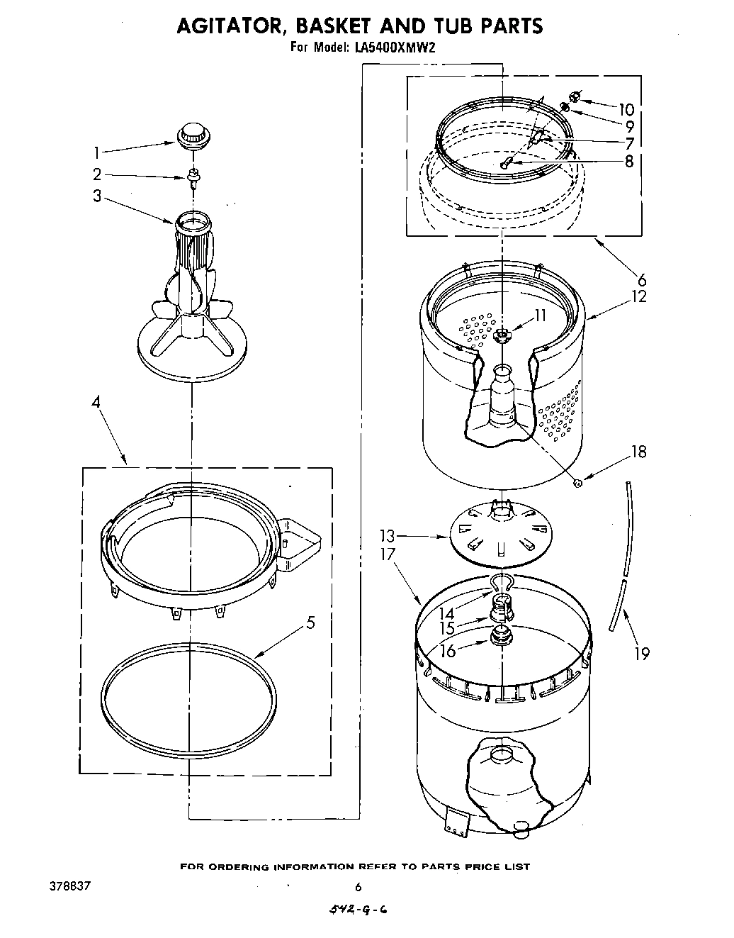 04 - AGITATOR, BASKET AND TUB