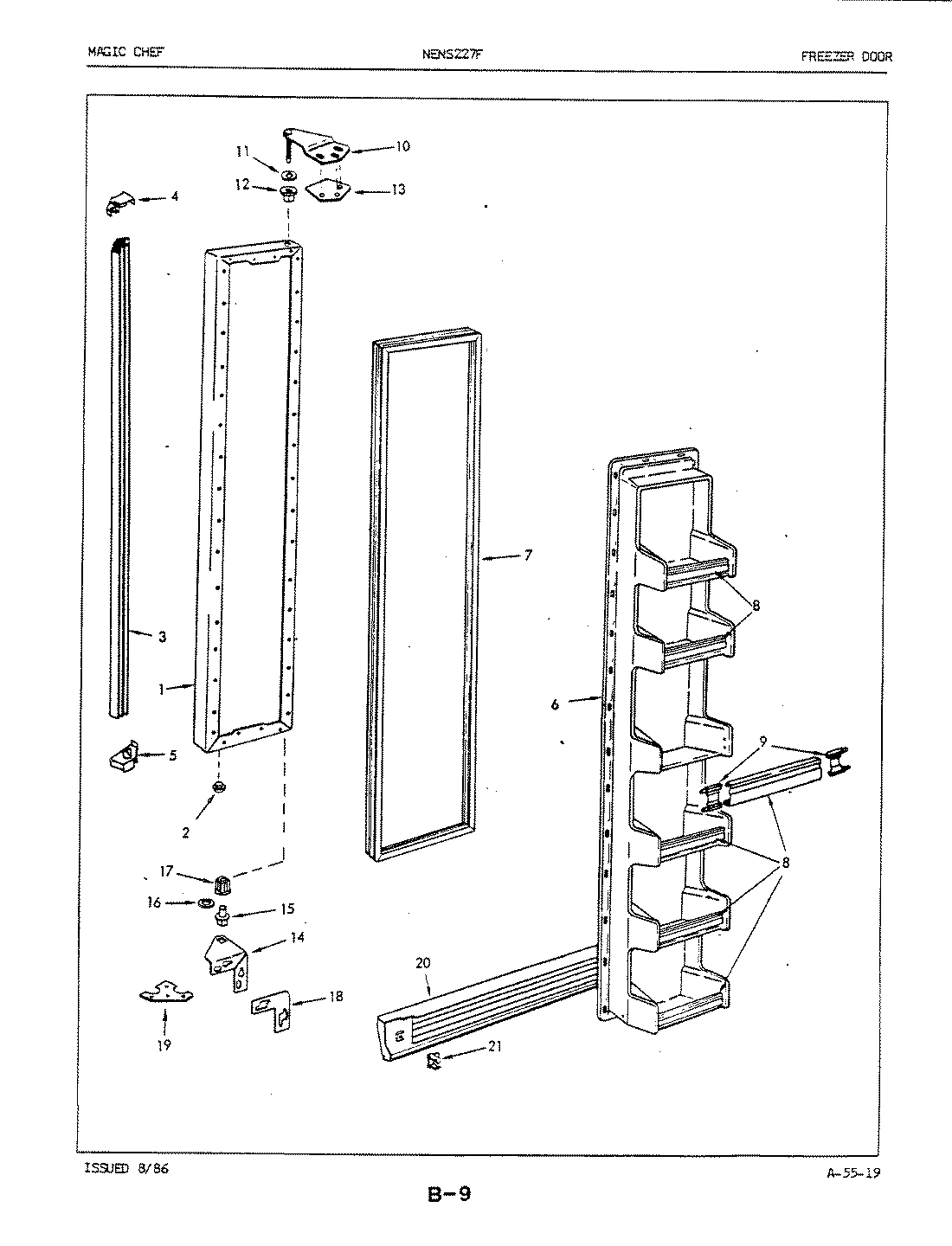 02 - FREEZER DOOR