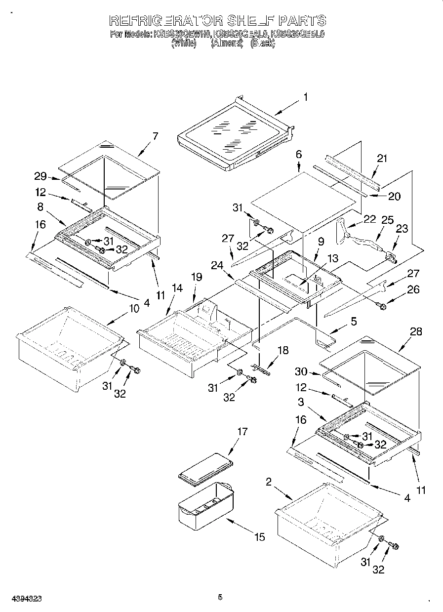 03 - REFRIGERATOR SHELF