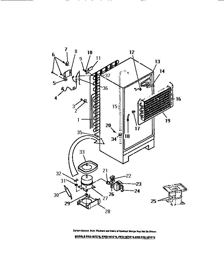 16 - COMPRESSOR, CONDENSER, EVAPORATOR