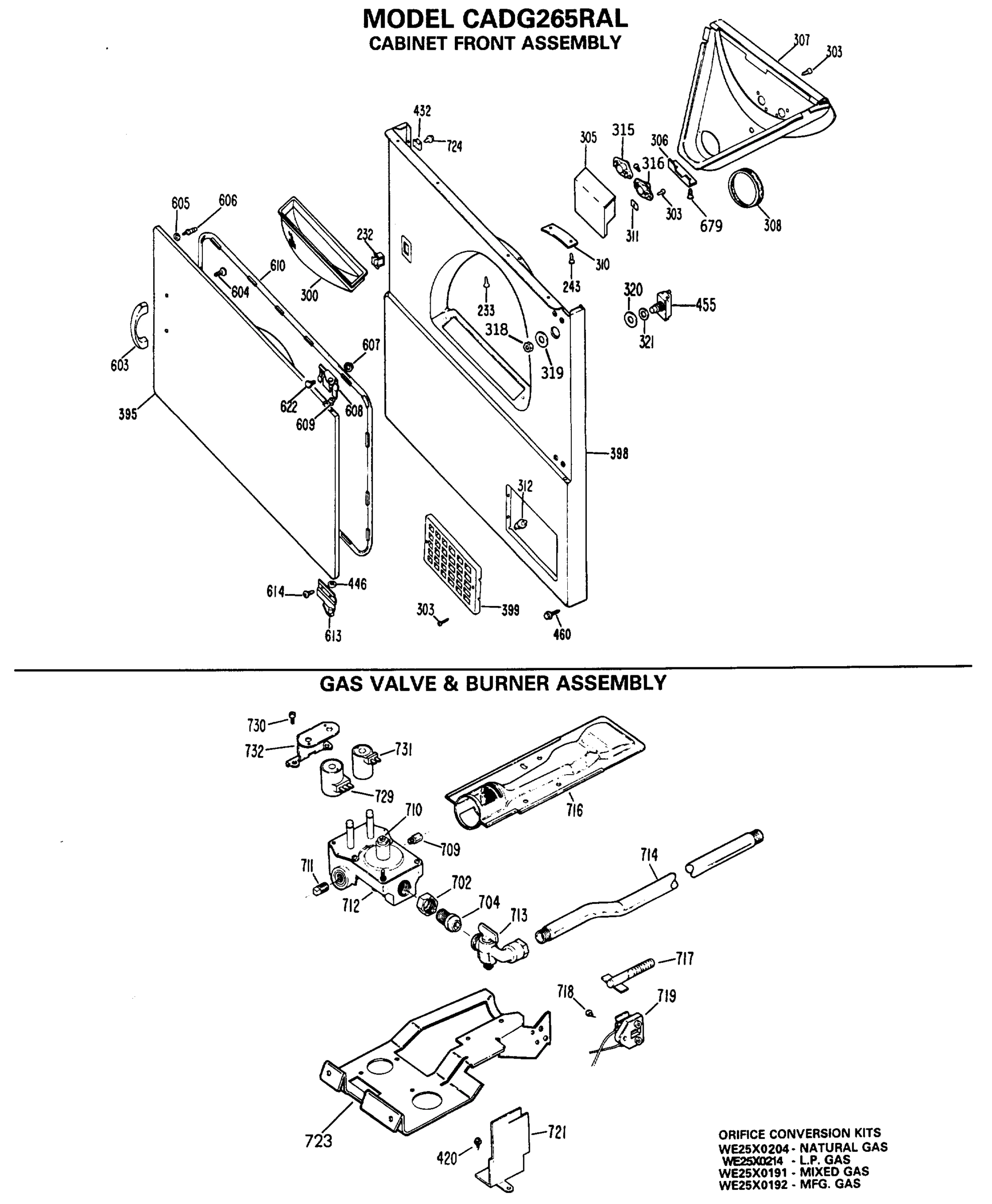 CABINET FRONT ASSEMBLY