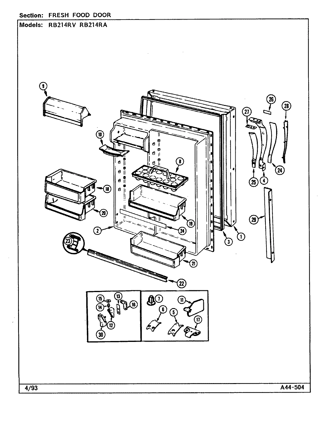 05 - FRESH FOOD DOOR