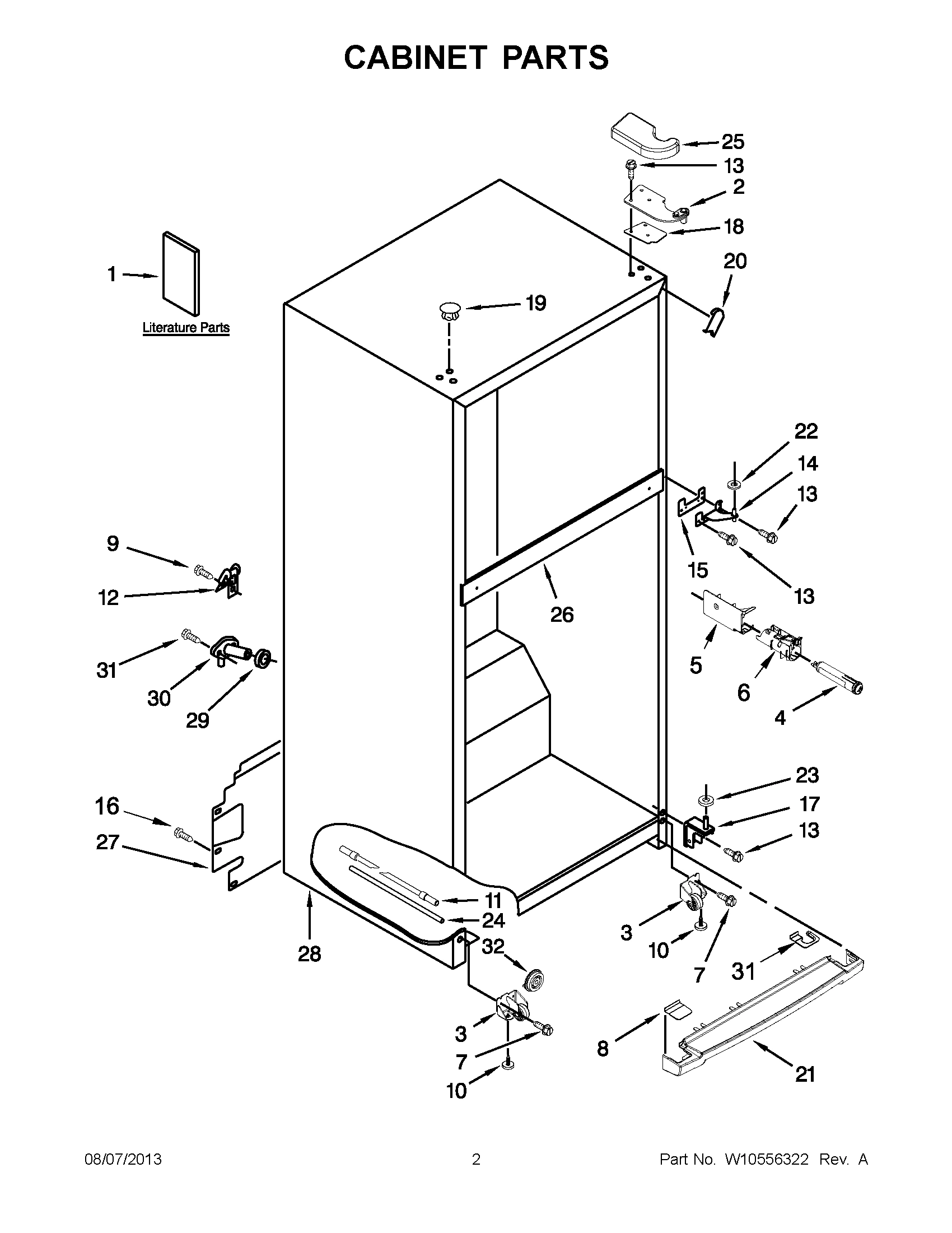 01 - CABINET PARTS