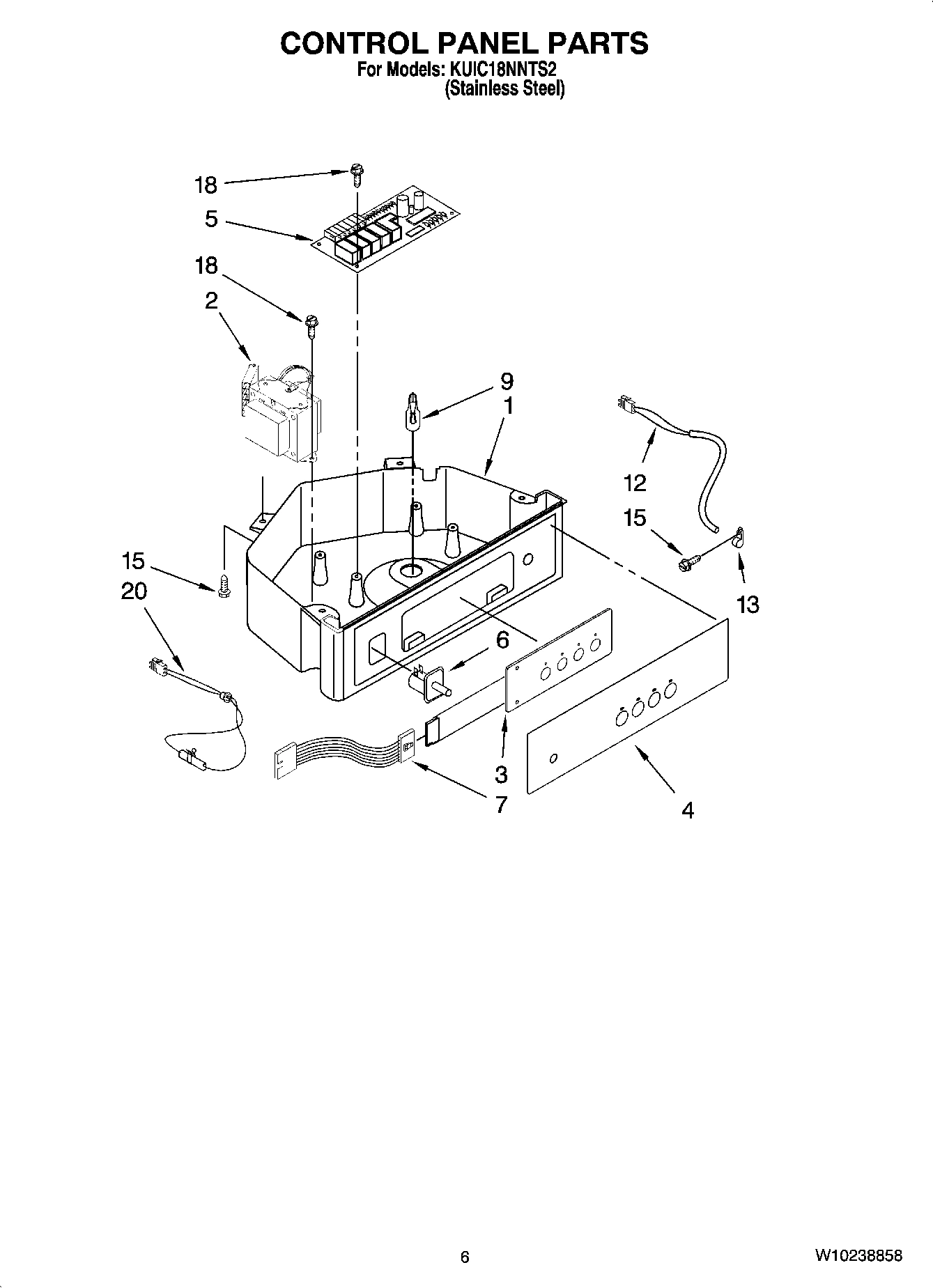 04 - CONTROL PANEL PARTS