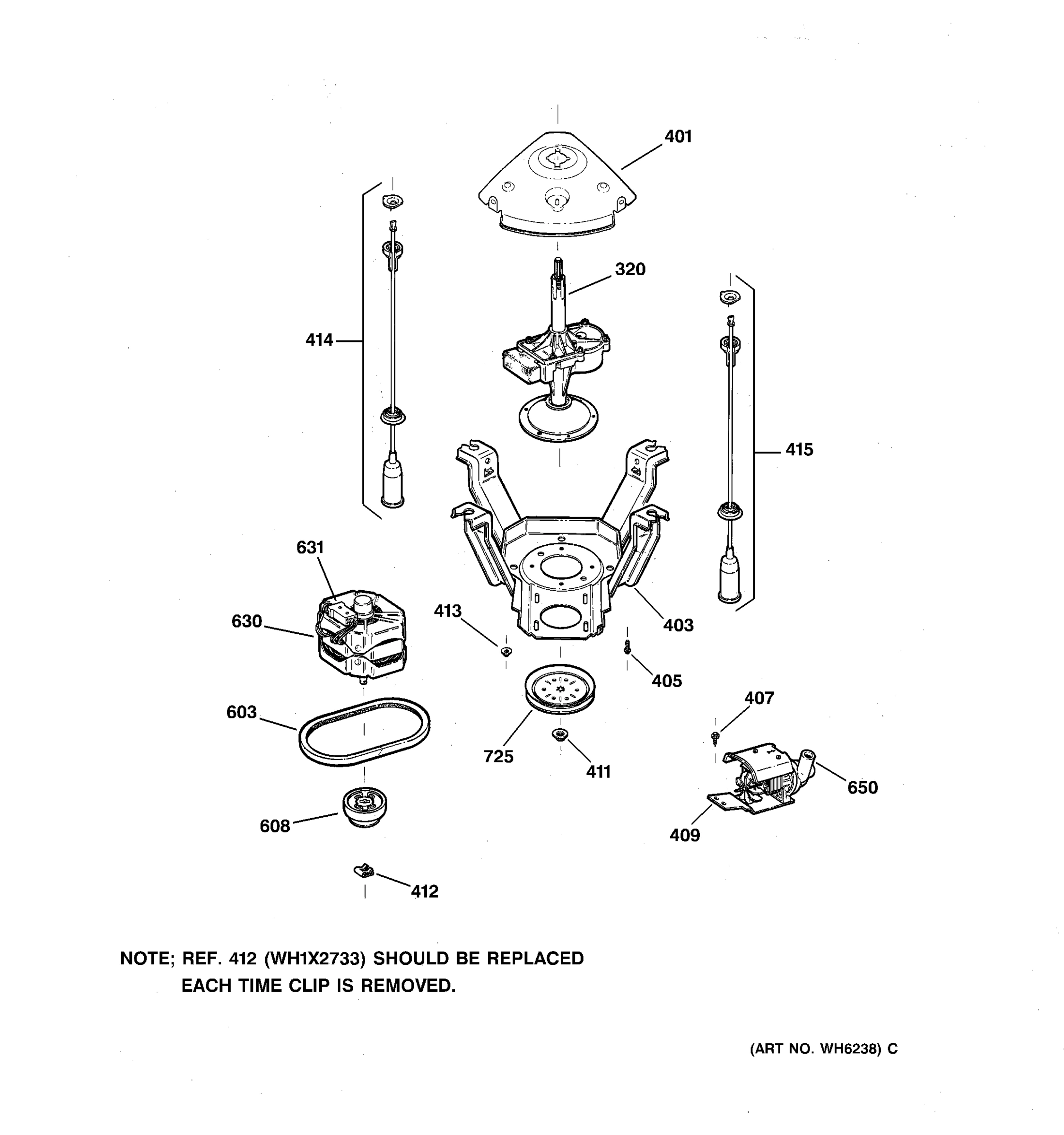 SUSPENSION, PUMP & DRIVE COMPONENTS