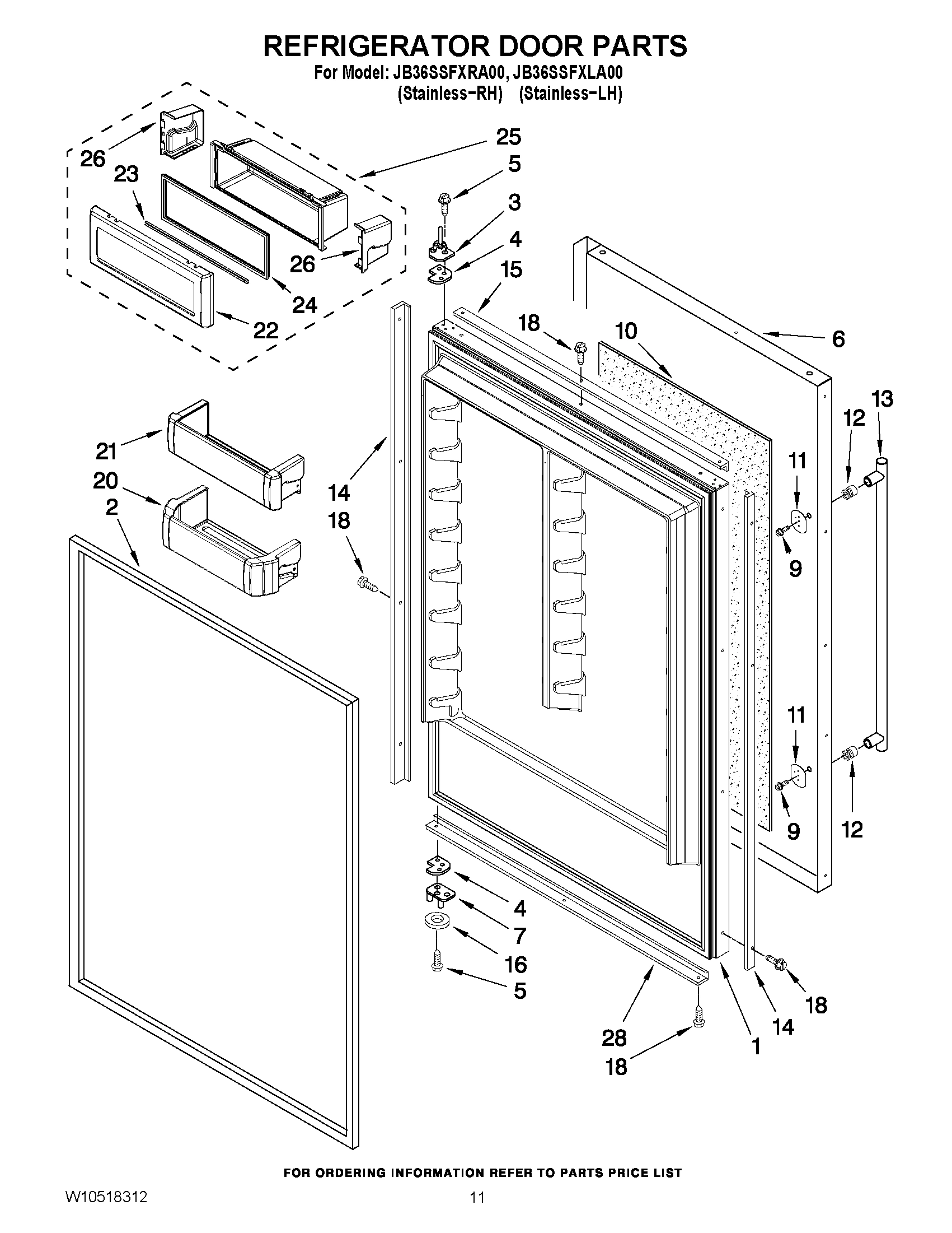 07 - REFRIGERATOR DOOR PARTS