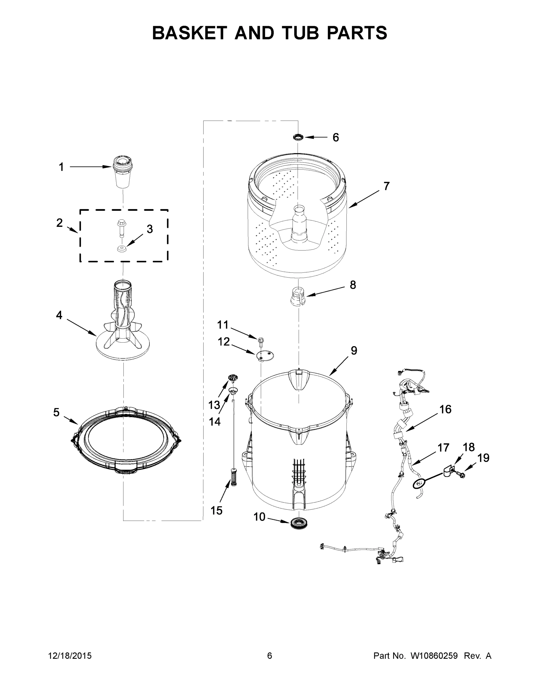 04 - BASKET AND TUB PARTS