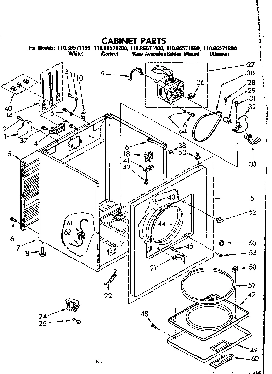 CABINET PARTS
