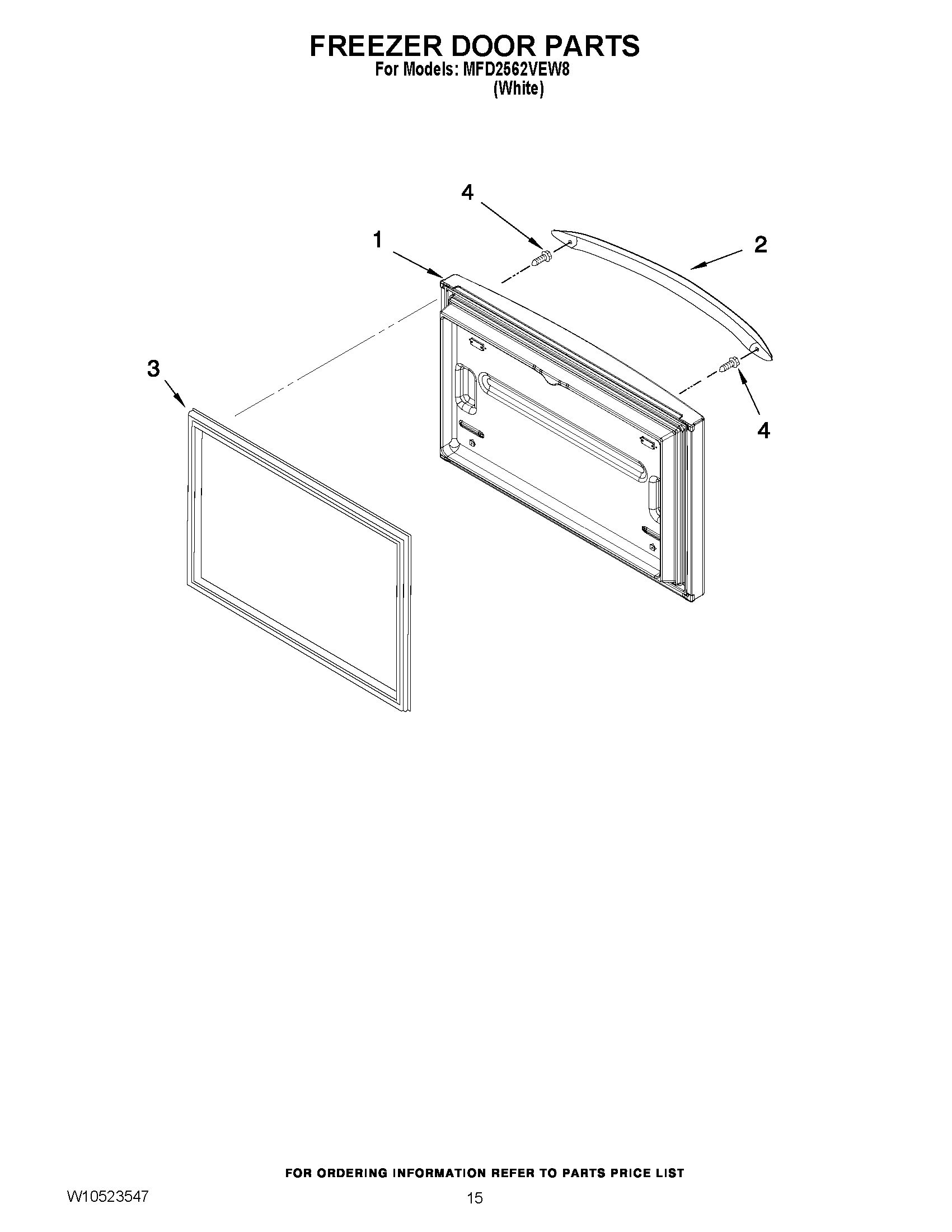 08 - FREEZER DOOR PARTS
