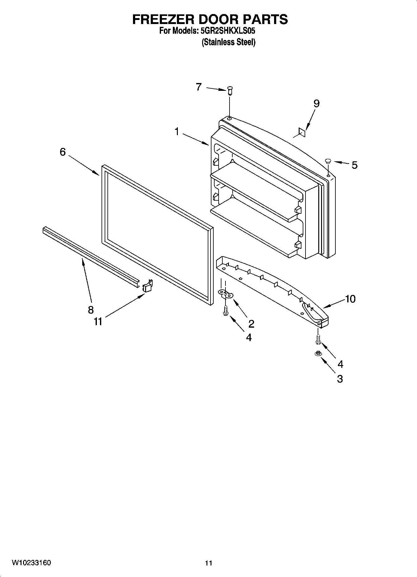 06 - FREEZER DOOR PARTS, OPTIONAL PARTS