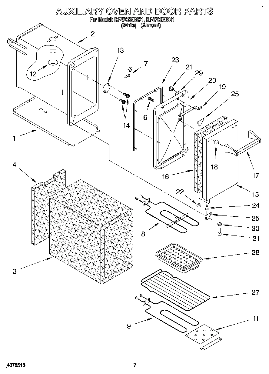 04 - AUXILIARY OVEN AND DOOR
