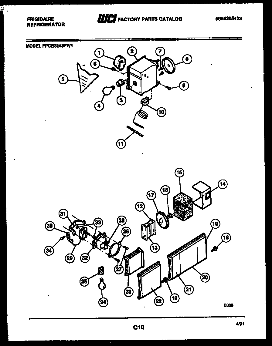 06 - REFRIGERATOR CONTROL ASSEMBLY, DAMP
