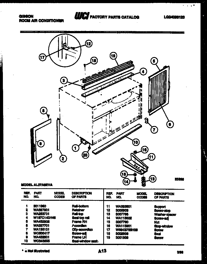 06 - CABINET AND INSTALLATION PARTS