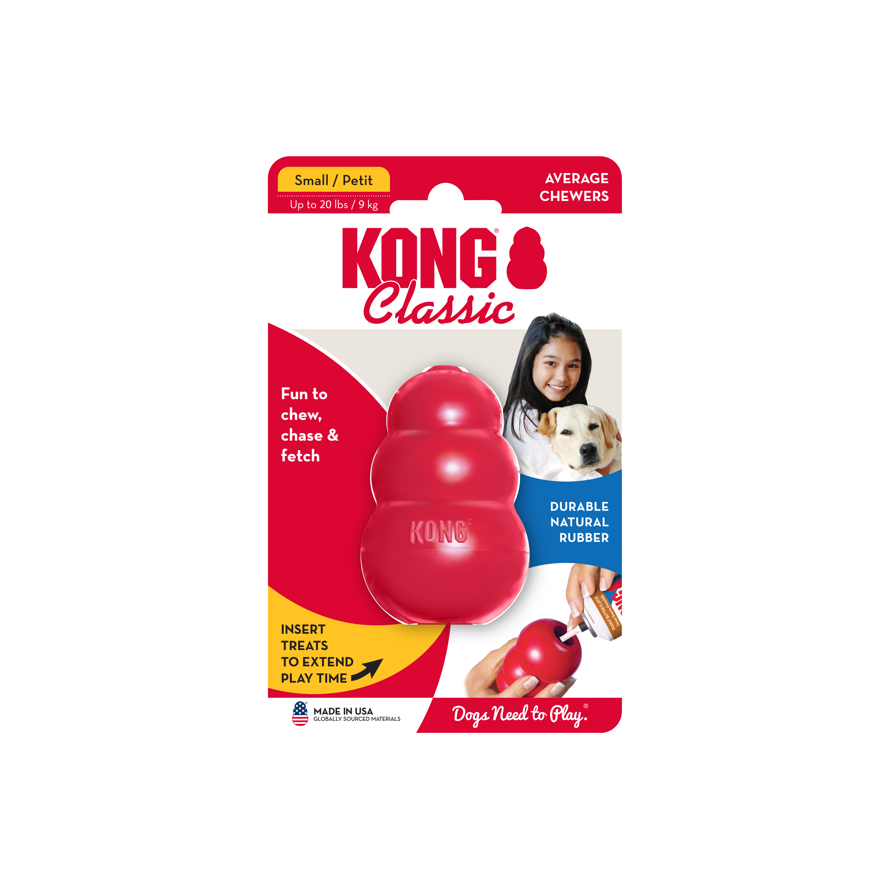 KONG Classic onpack product afbeelding