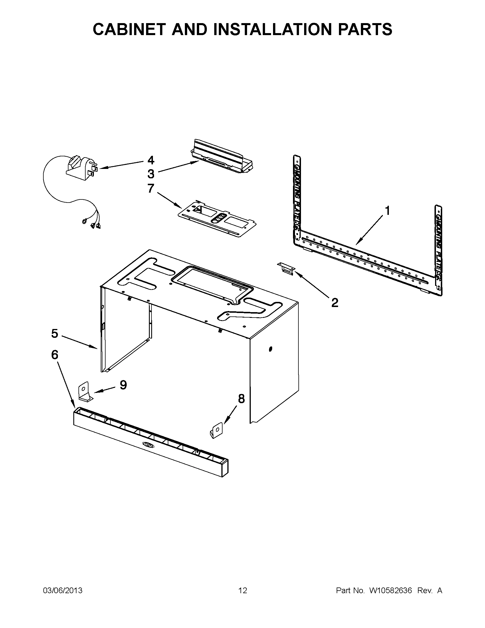 06 - CABINET AND INSTALLATION PARTS