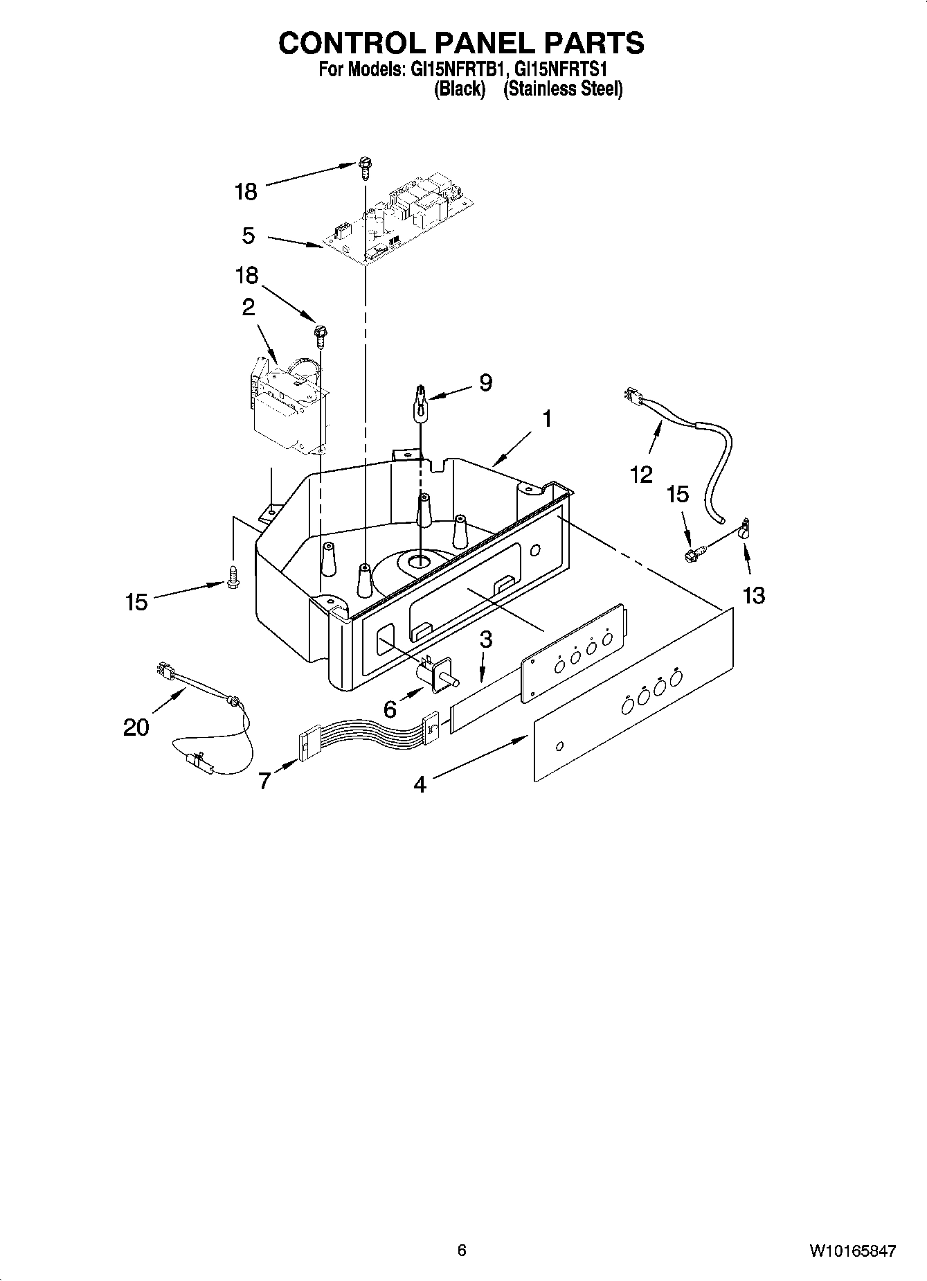 04 - CONTROL PANEL PARTS