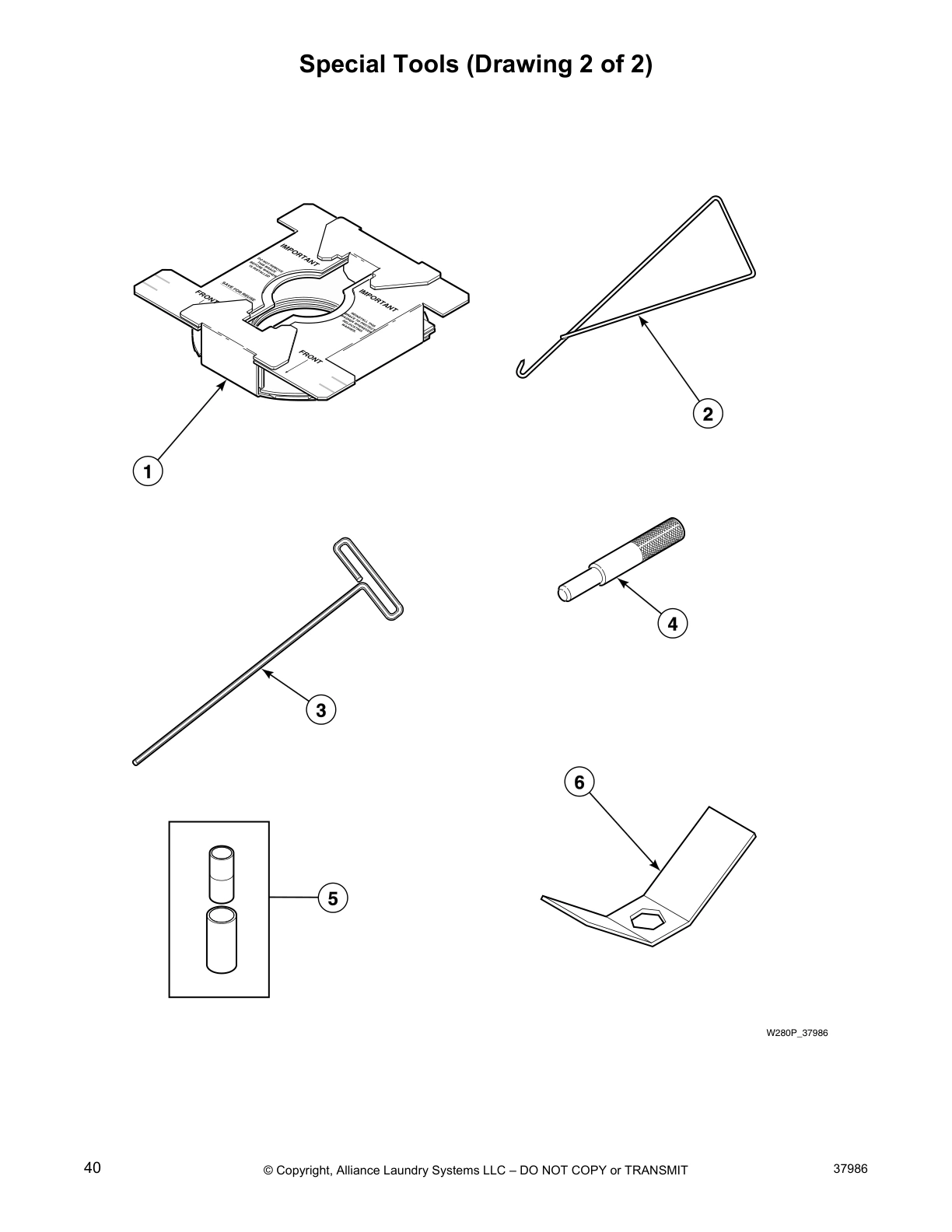 Special Tools (Drawing 2 of 2)