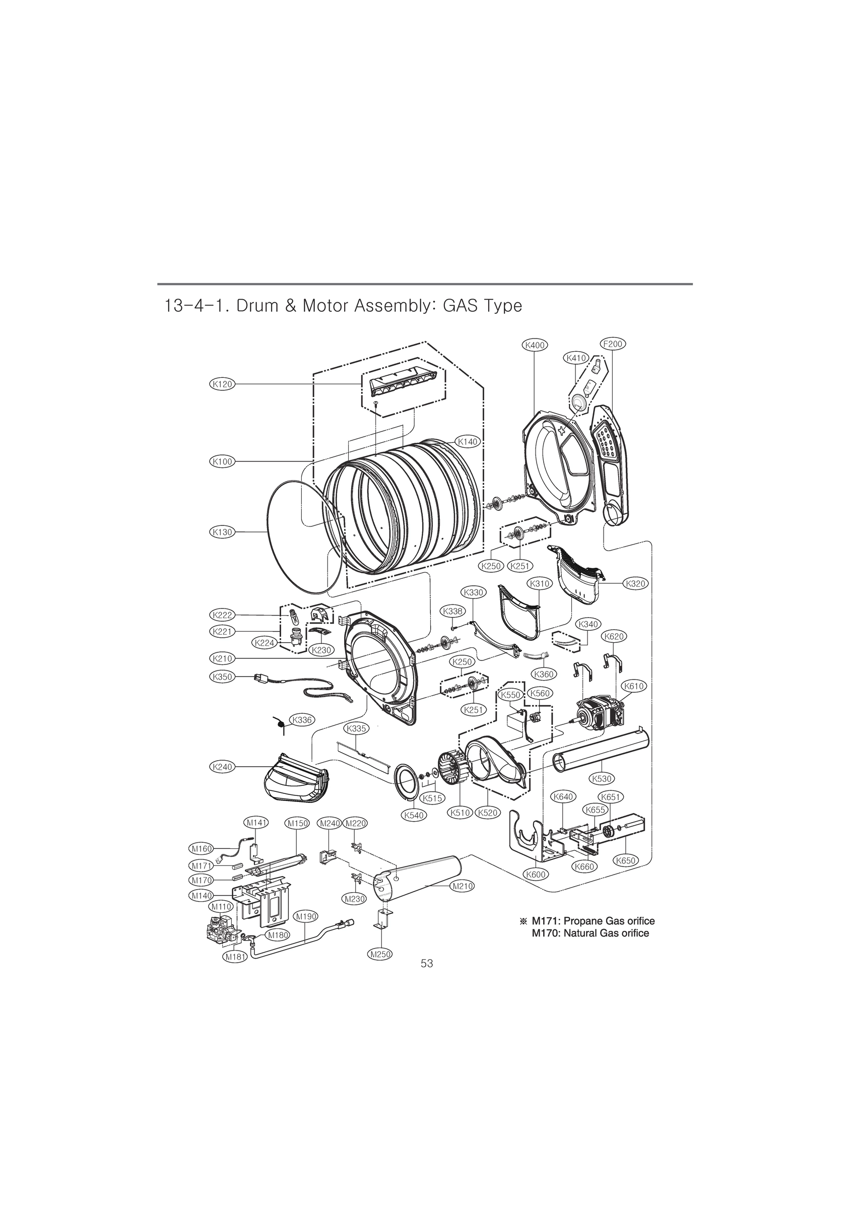DRUM & MOTOR ASSEMBLY