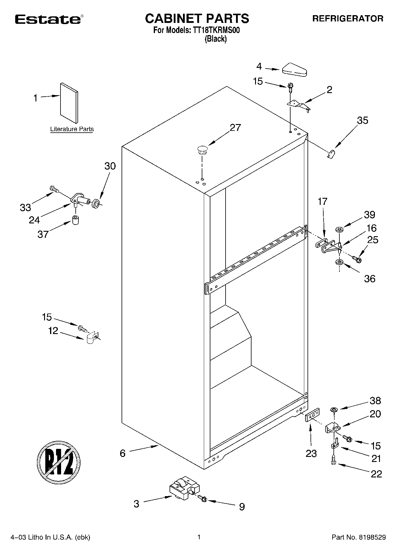 01 - CABINET PARTS