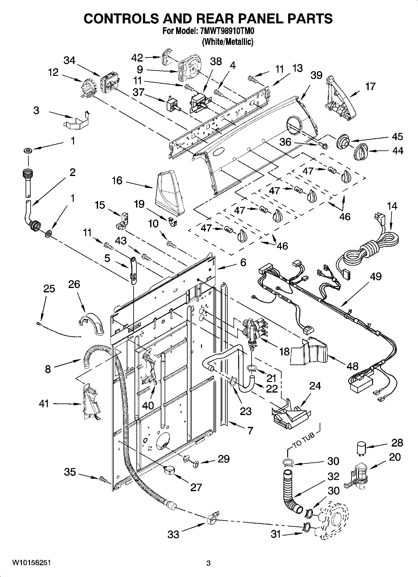 02 - CONTROLS AND REAR PANEL PARTS