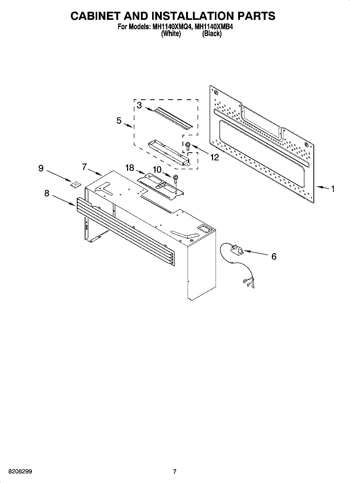 06 - CABINET AND INSTALLATION PARTS