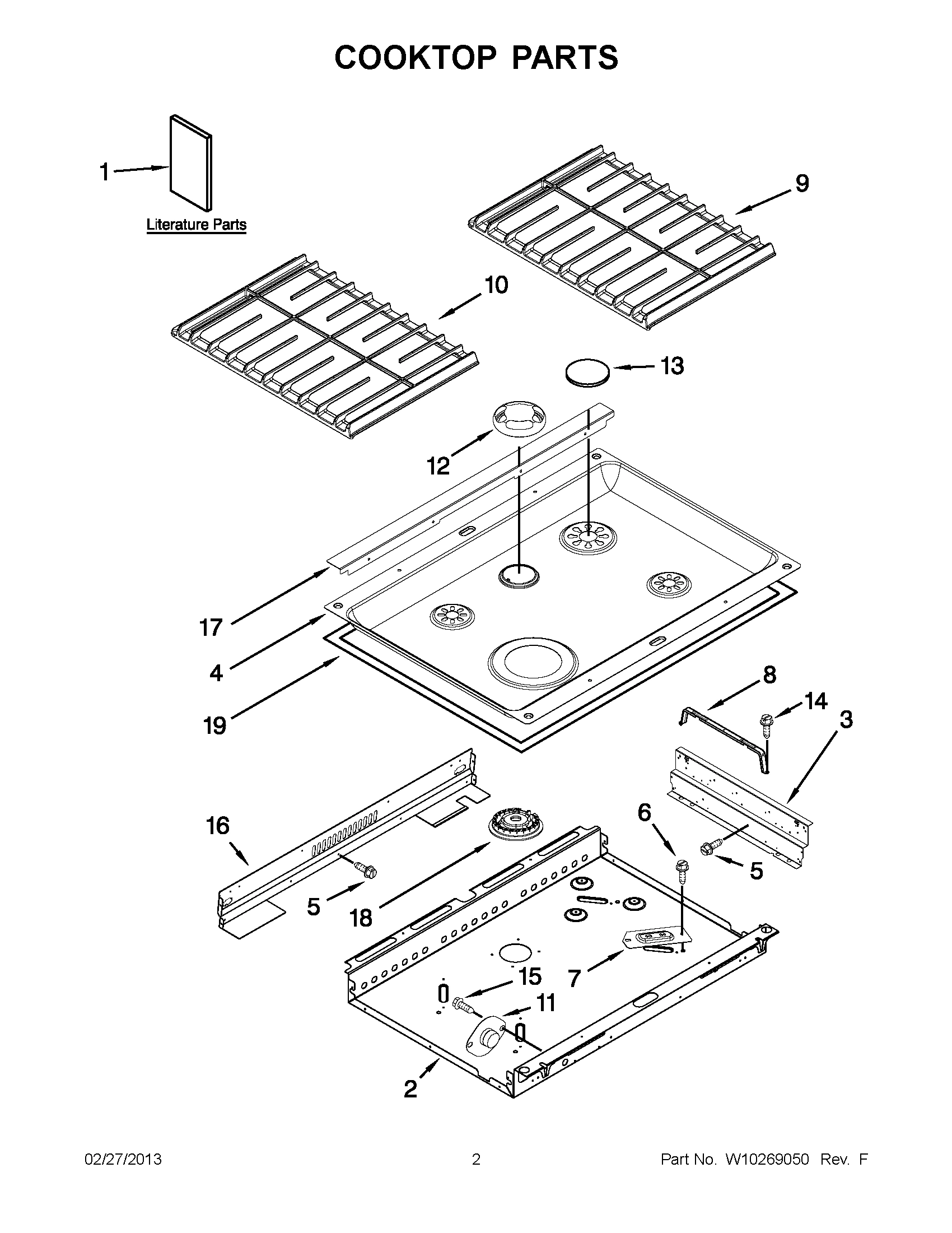 01 - COOKTOP PARTS