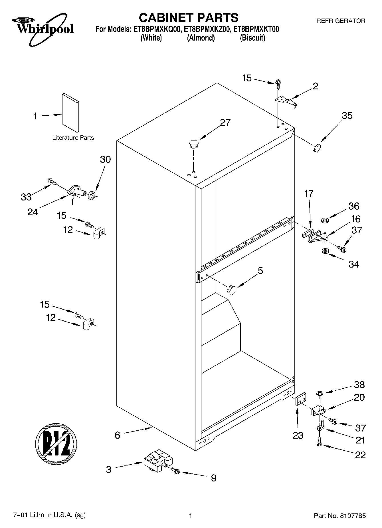 01 - CABINET, LITERATURE